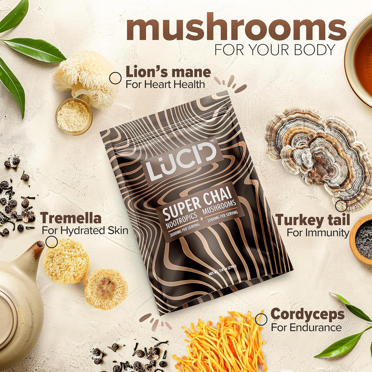 Lucid™ Nootropic+Mushroom Chai、mySite、gigharbornorthrealestate