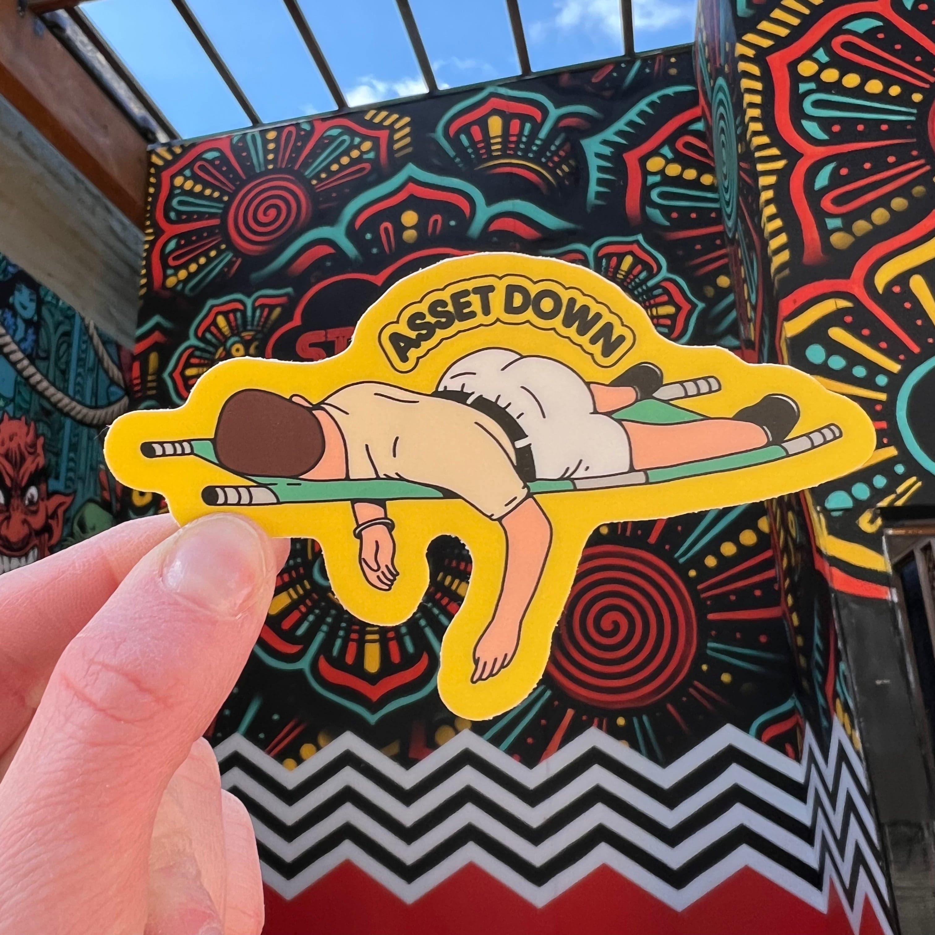  Asset Down Frankie Lapenna Sticker、mySite、ghnorth