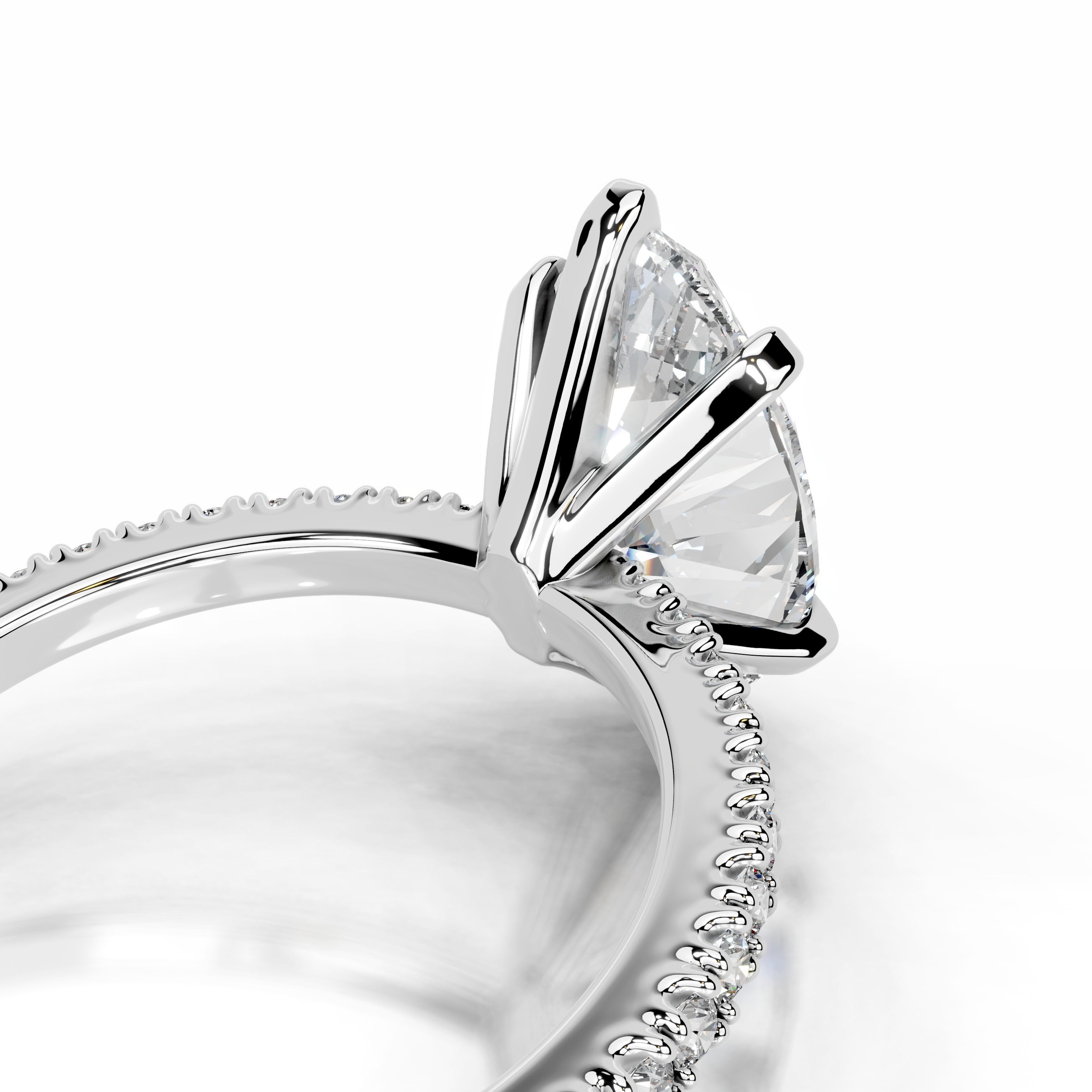 Luisana Lab Grown Diamond Ring - 18K White Gold (RTS)、mySite、hinf8tx79