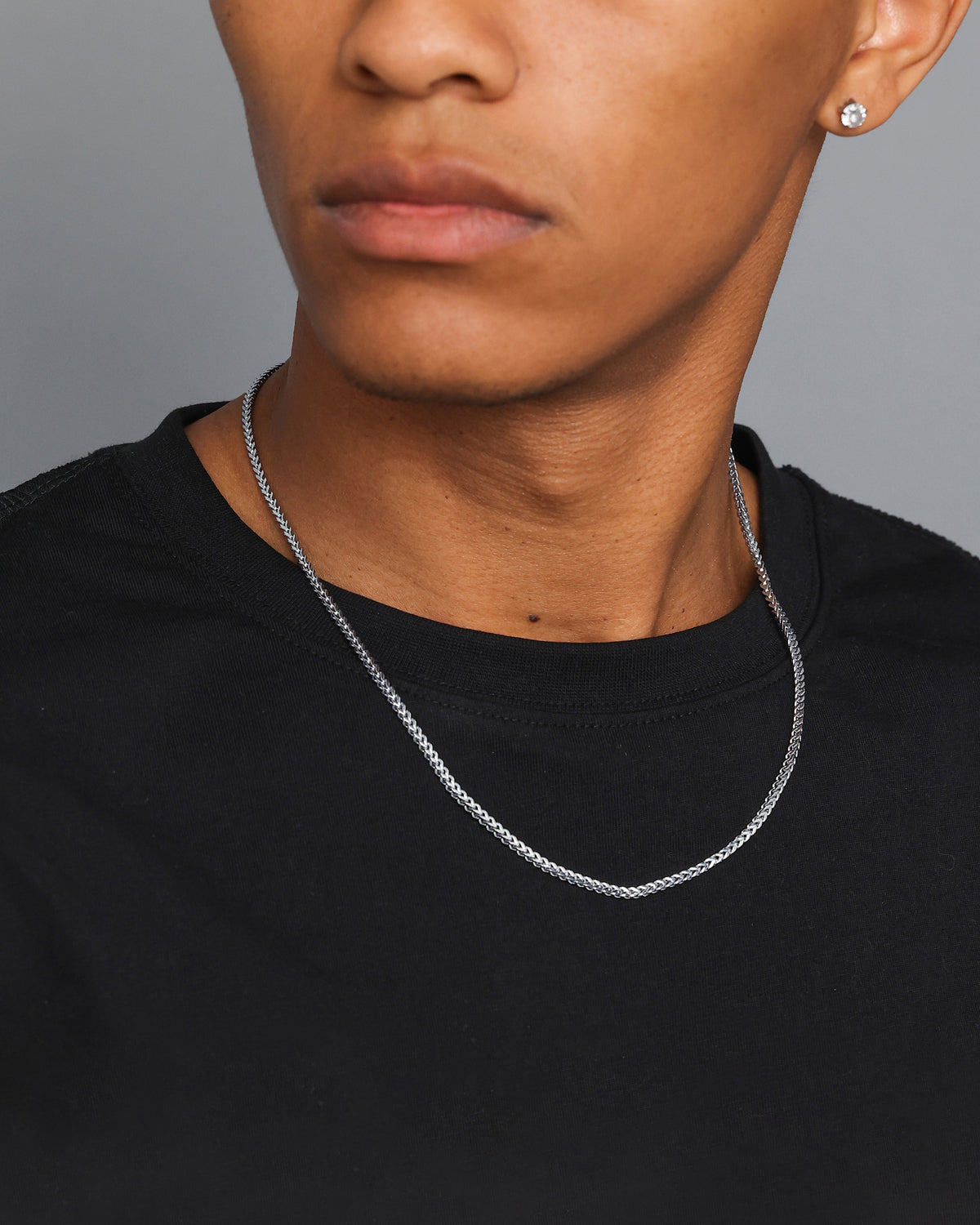 NXS 2.5mm Franco Chain White Gold、mySite、zt4zffjzw