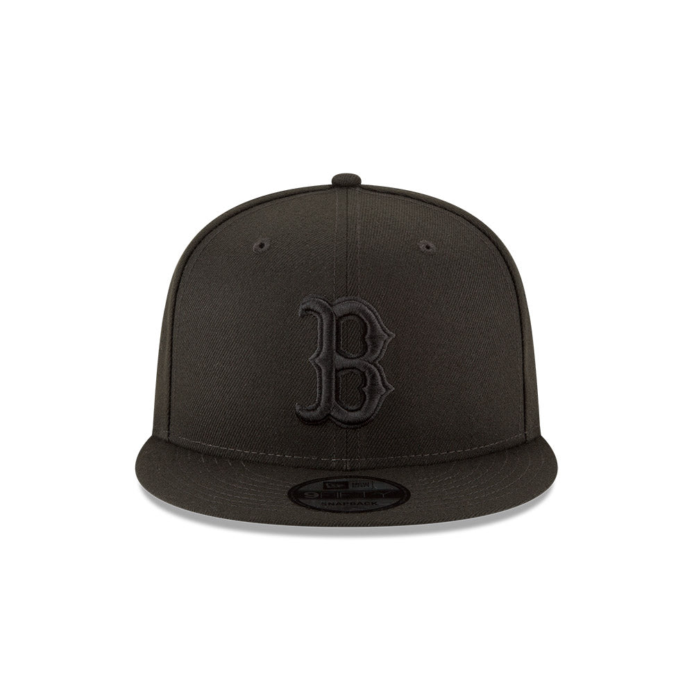 Boston Red Sox New Era Black on Black 9FIFTY Snapback Hat、mySite、vikingsvslions