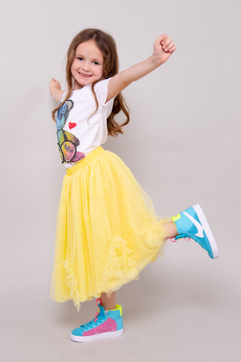 Sunny Tulle Ruffle Midi Skirt、mySite、hinf8tx79