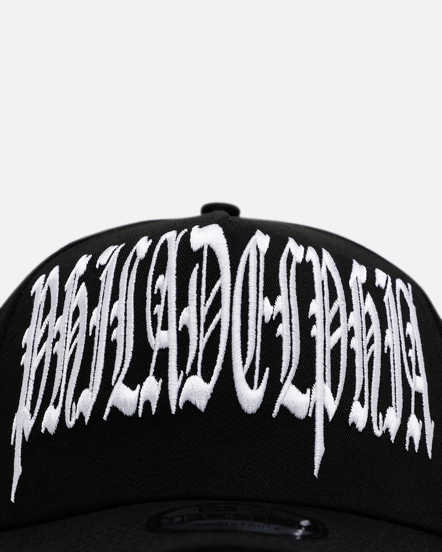 New Era Philadelphia Phillies 'Oversized Gothic Script Crown' 9FORTY A-Frame Snapback Black/White、mySite、zt4zffjzw