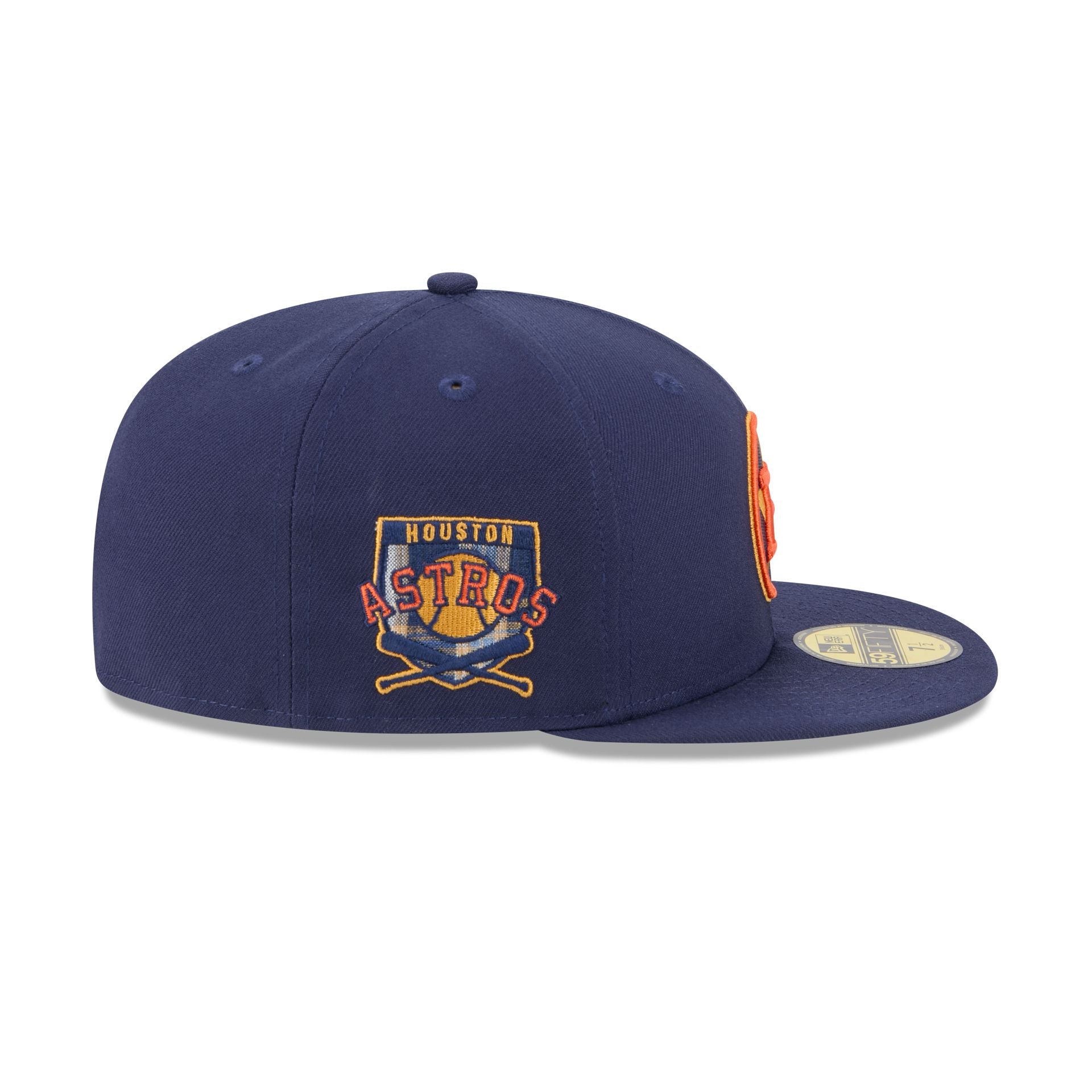 Houston Astros Blue Tartan 59FIFTY Fitted Hat、mySite、vikingsvslions