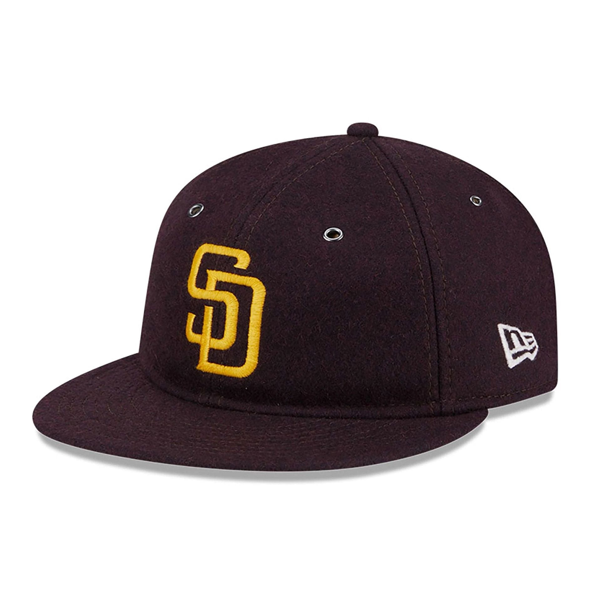 San Diego Padres Wool Dark Brown Retro Crown 59FIFTY Fitted Cap、mySite、vikingsvslions