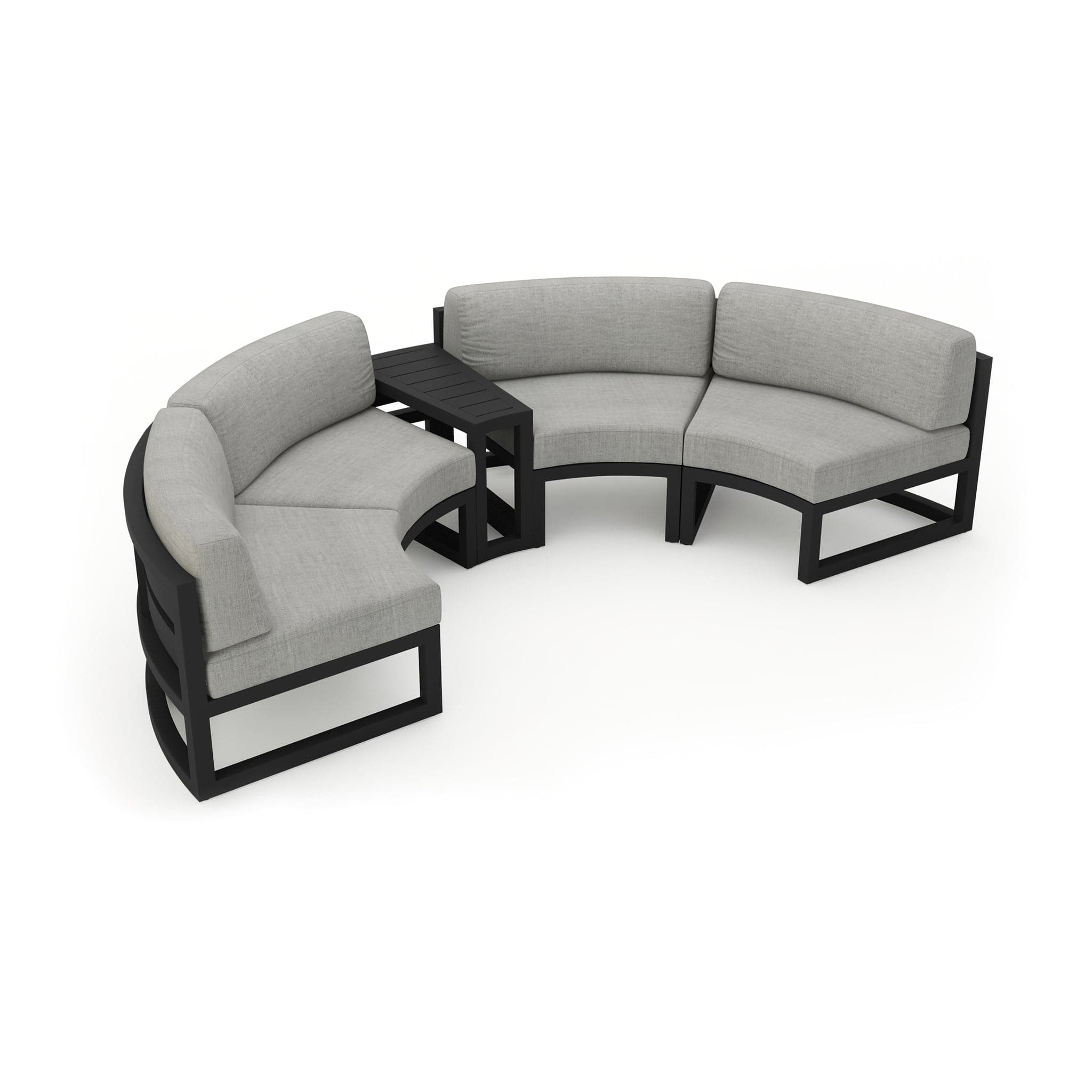 Avion 3 Piece Curve Sectional Set、mySite、neckold