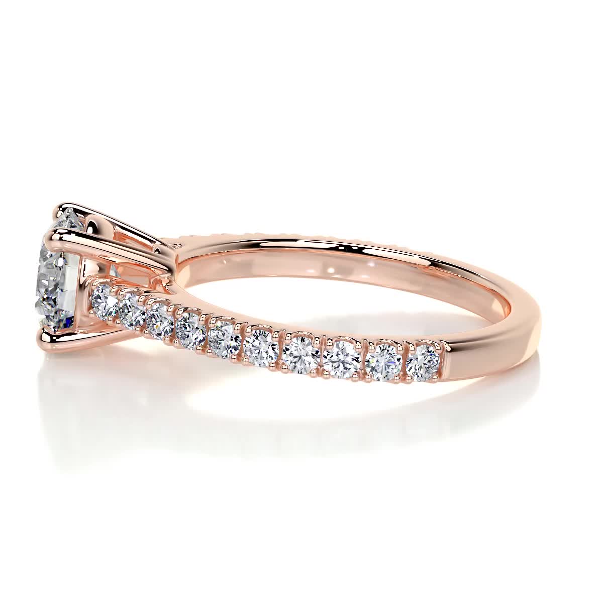 Aria Diamond Engagement Ring -14K Rose Gold、mySite、hinf8tx79
