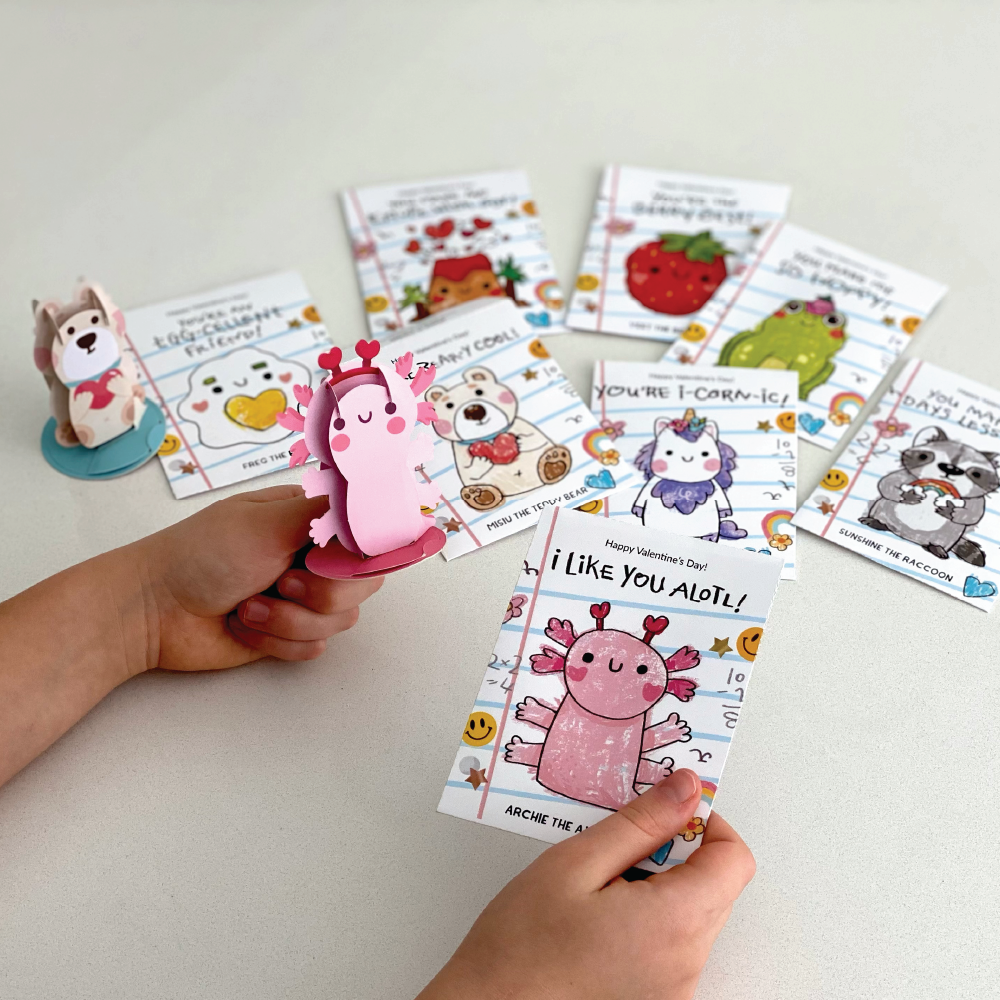 Playpop Explorers™: Assorted Valentine's for Kids 8-Pack、mySite、solidvoid