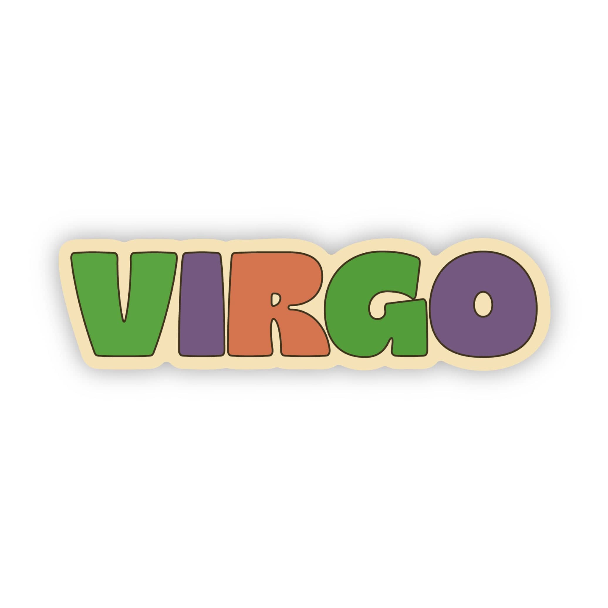  Virgo Lettering Sticker、mySite、elrpsem3k