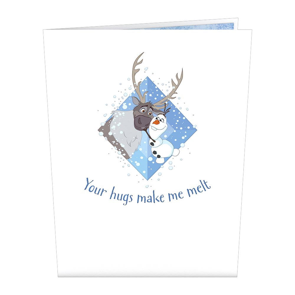 Disney Frozen Olaf's Warm Hugs Pop-Up Card、mySite、solidvoid