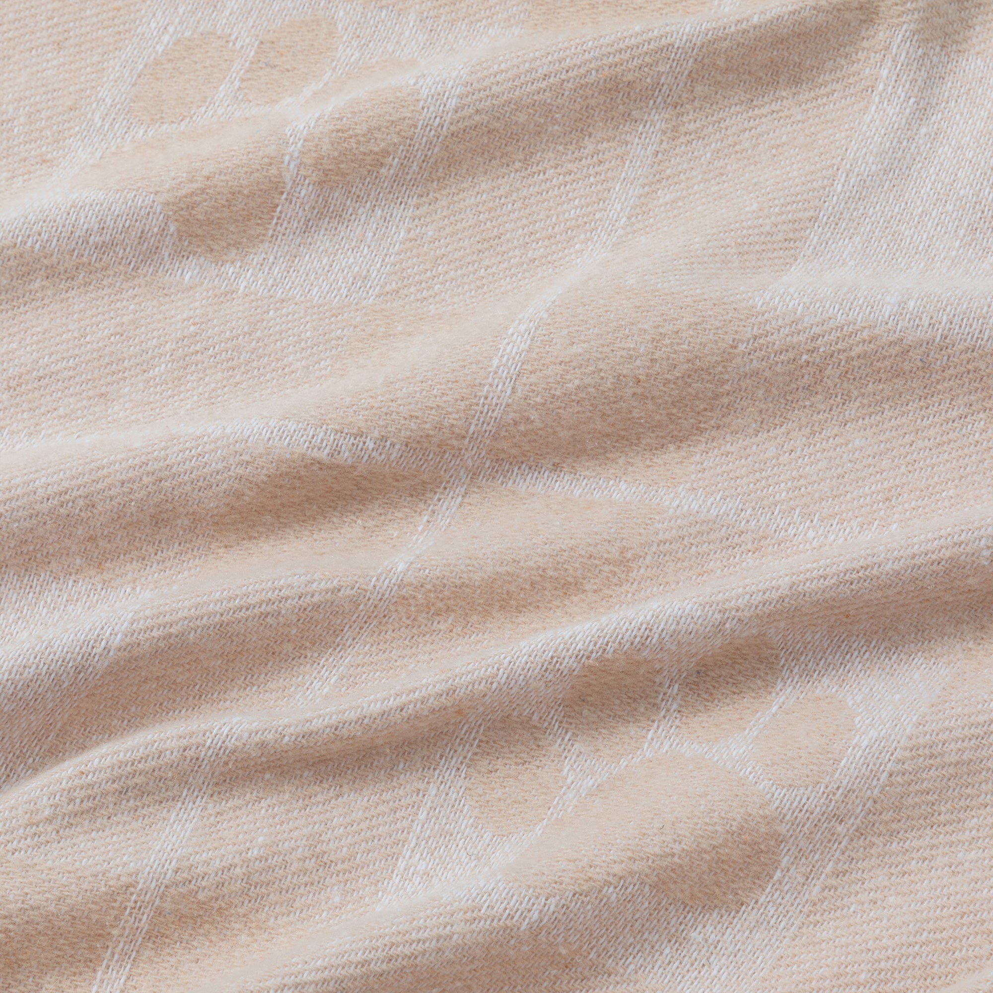 Ukrainian Cotton Blend Paw Throw Blanket with Fringe、mySite、camillekostekn