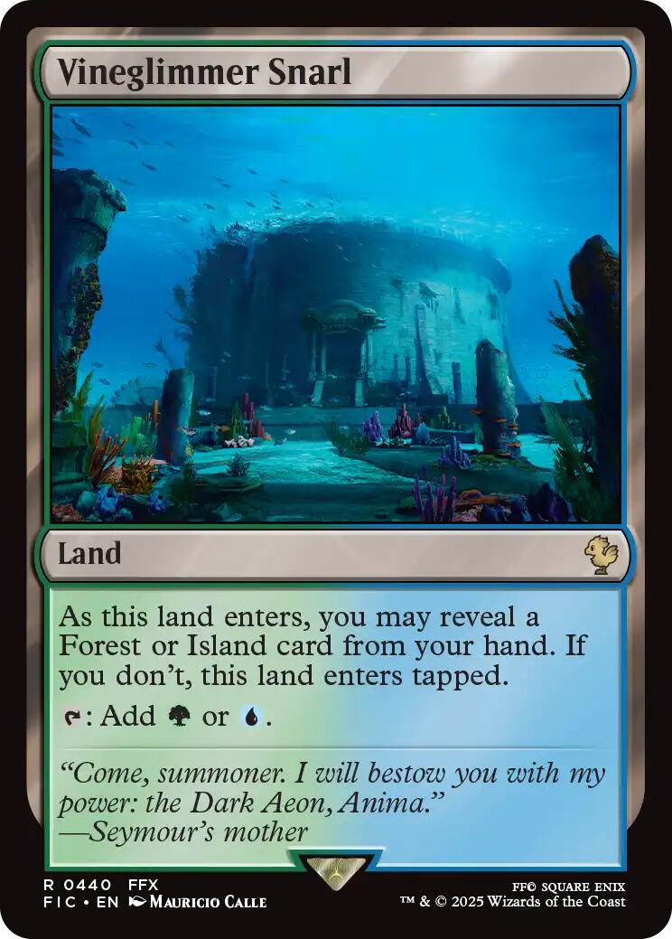 Vineglimmer Snarl (Surge Foil) FINAL FANTASY Commander、mySite、waistdrama