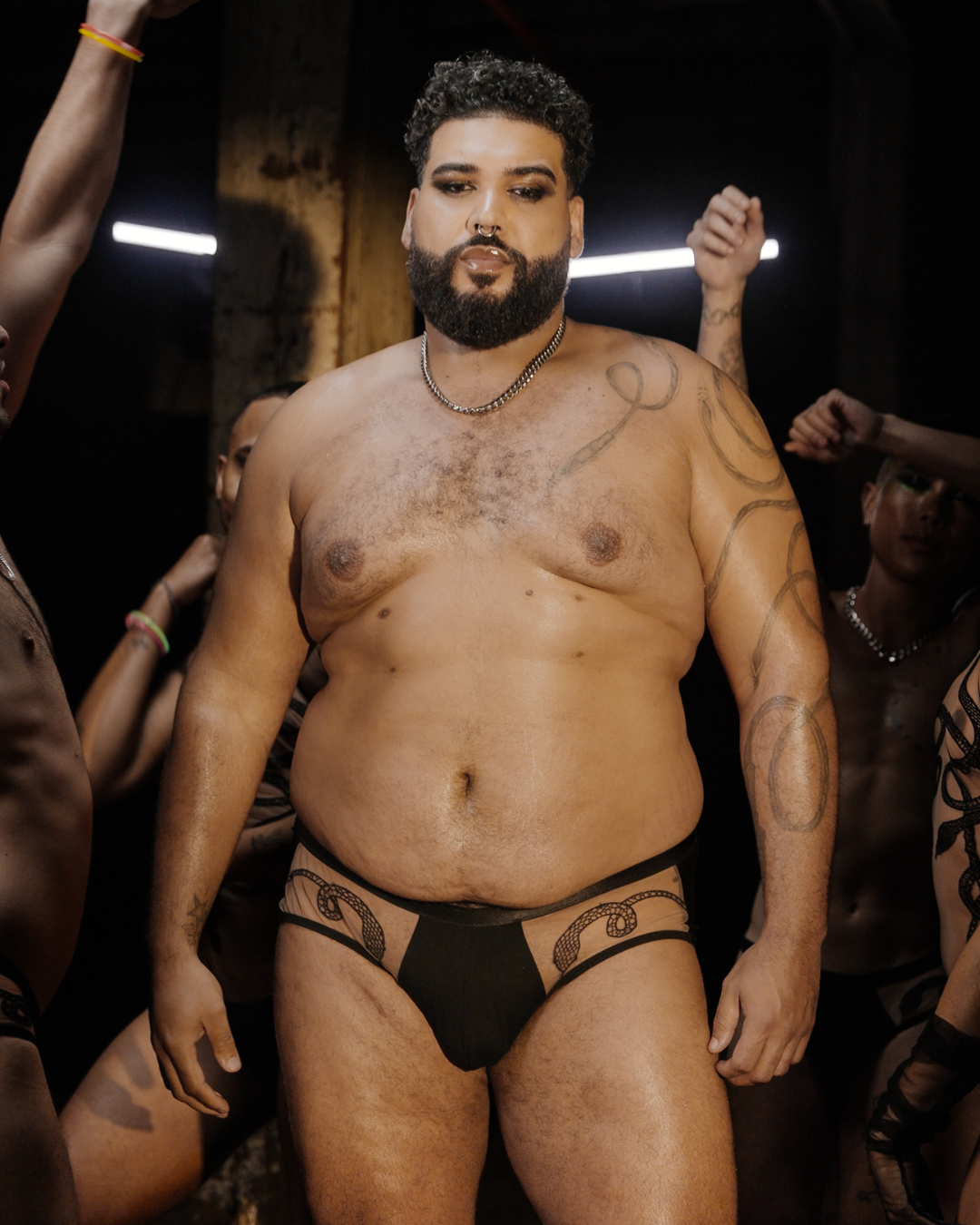 Medusa V-Cut Brief - Black/Toffee、mySite、bengalsvssteelers