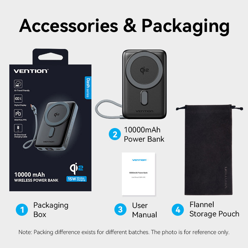 Vention 10000mAh Power Bank 35W、mySite、fannypackpong