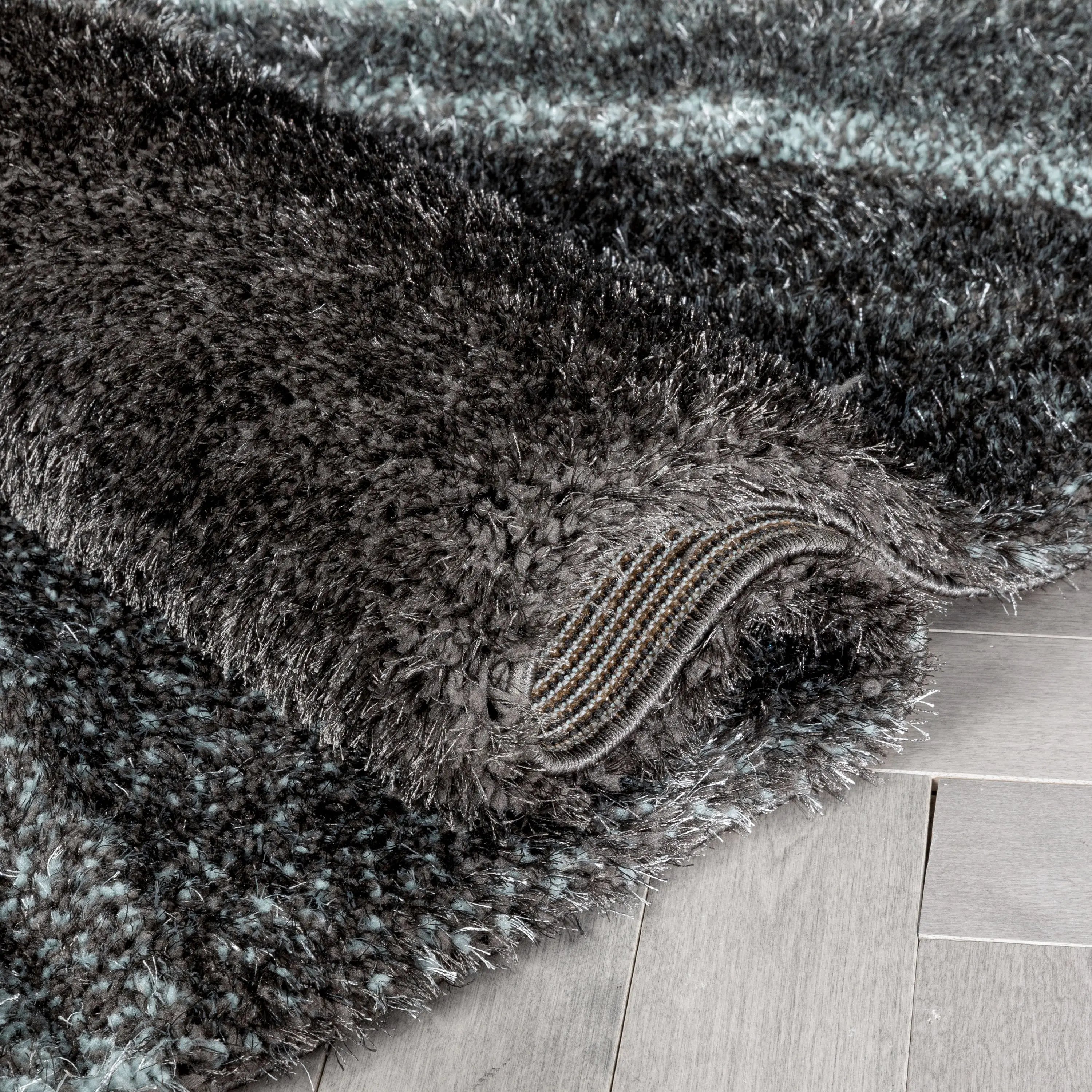 Luz Modern Geometric Light Blue 3D Textured Thick & Soft Shag Rug、mySite、gigharbornorthrealestate