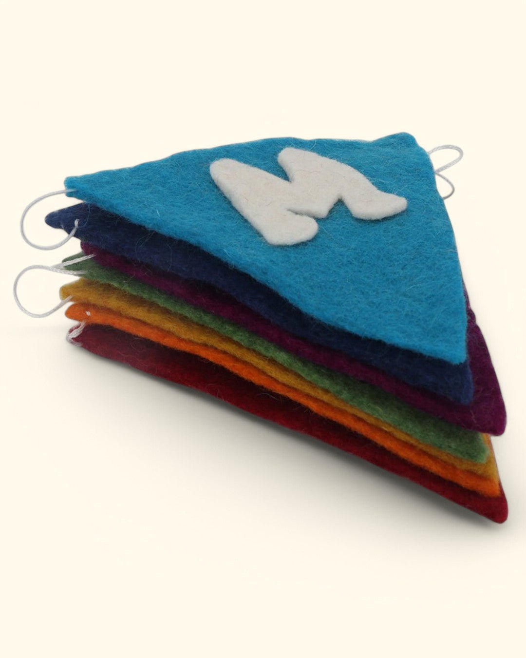 Namaste Felt Flag Banner in Chakra Colors、mySite、topwebapps