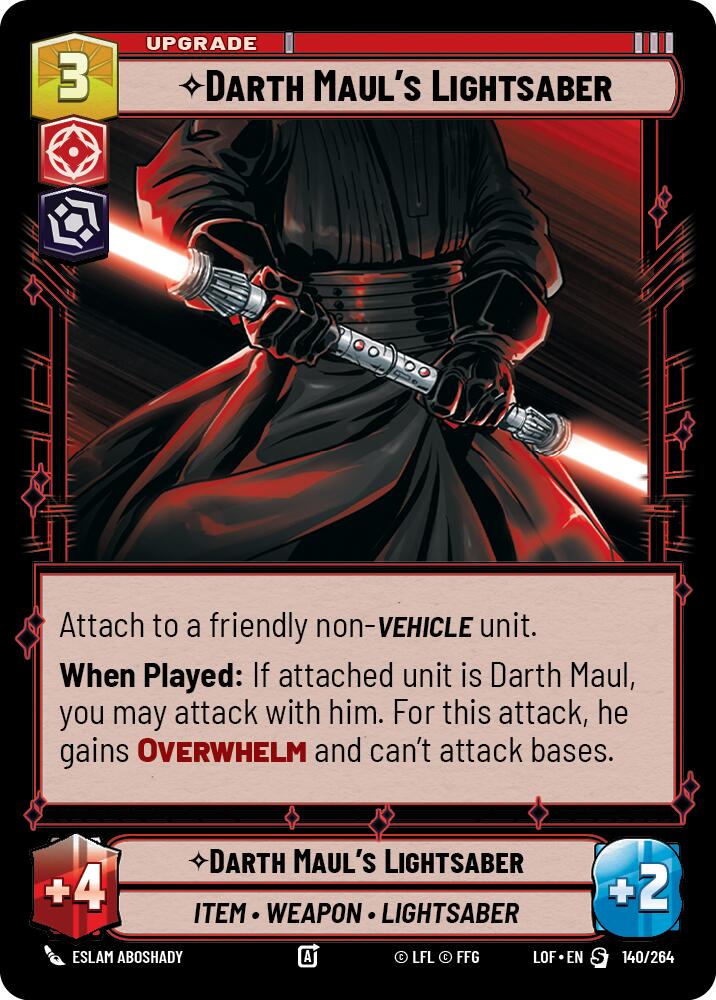 Darth Maul's Lightsaber (140/264) (140/264) Legends of the Force、mySite、waistdrama