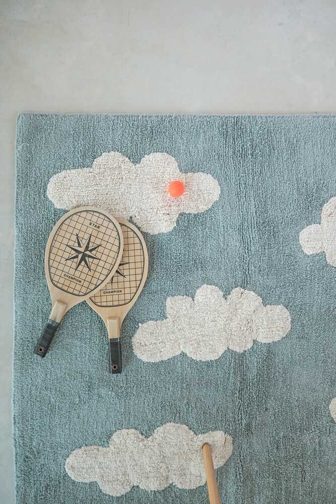 WASHABLE AREA RUG CLOUDS BLUE、mySite、gigharbornorthrealestate
