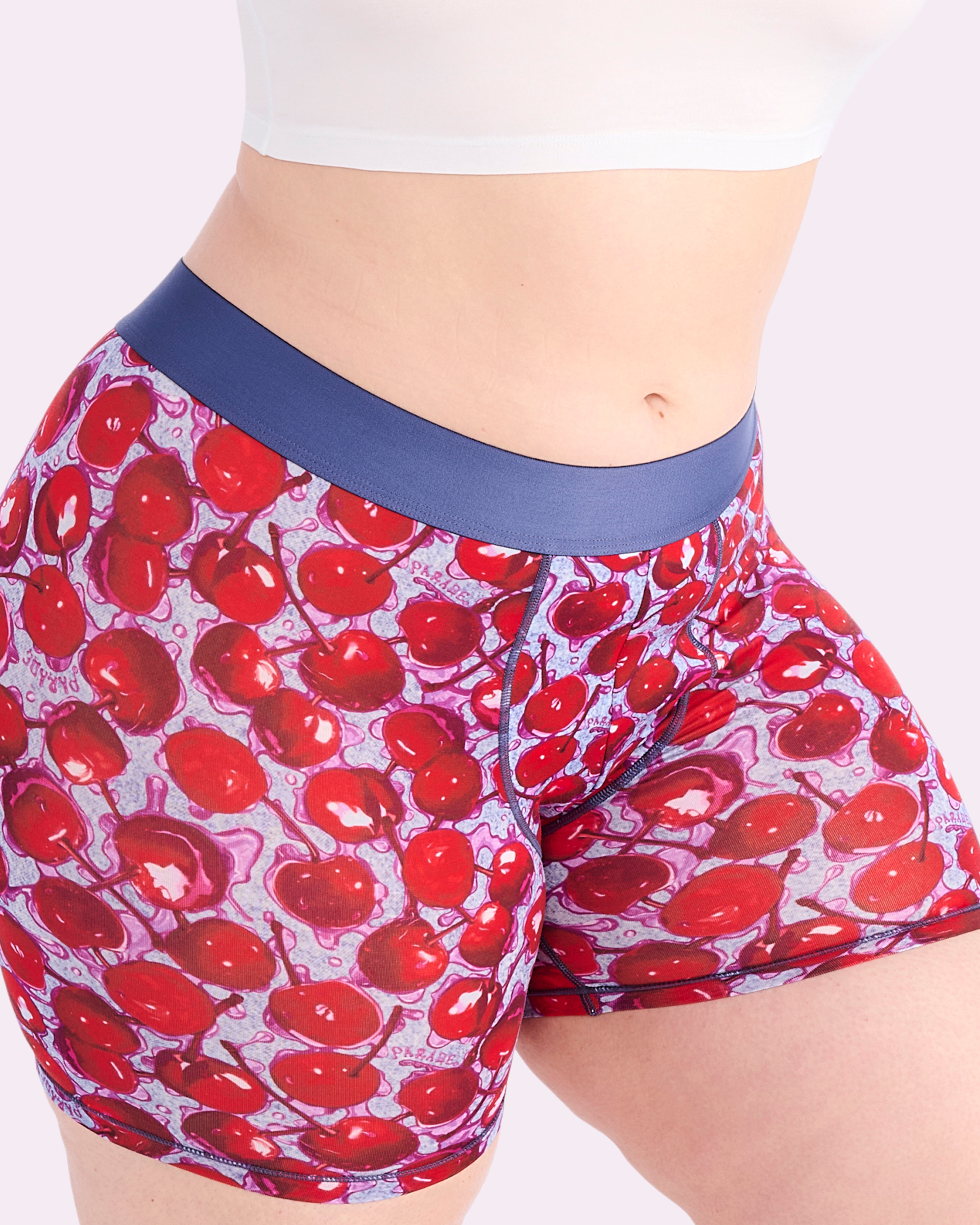 Free Comfort Boxer Brief | New:Cotton (Wet Cherries)、mySite、bengalsvssteelers