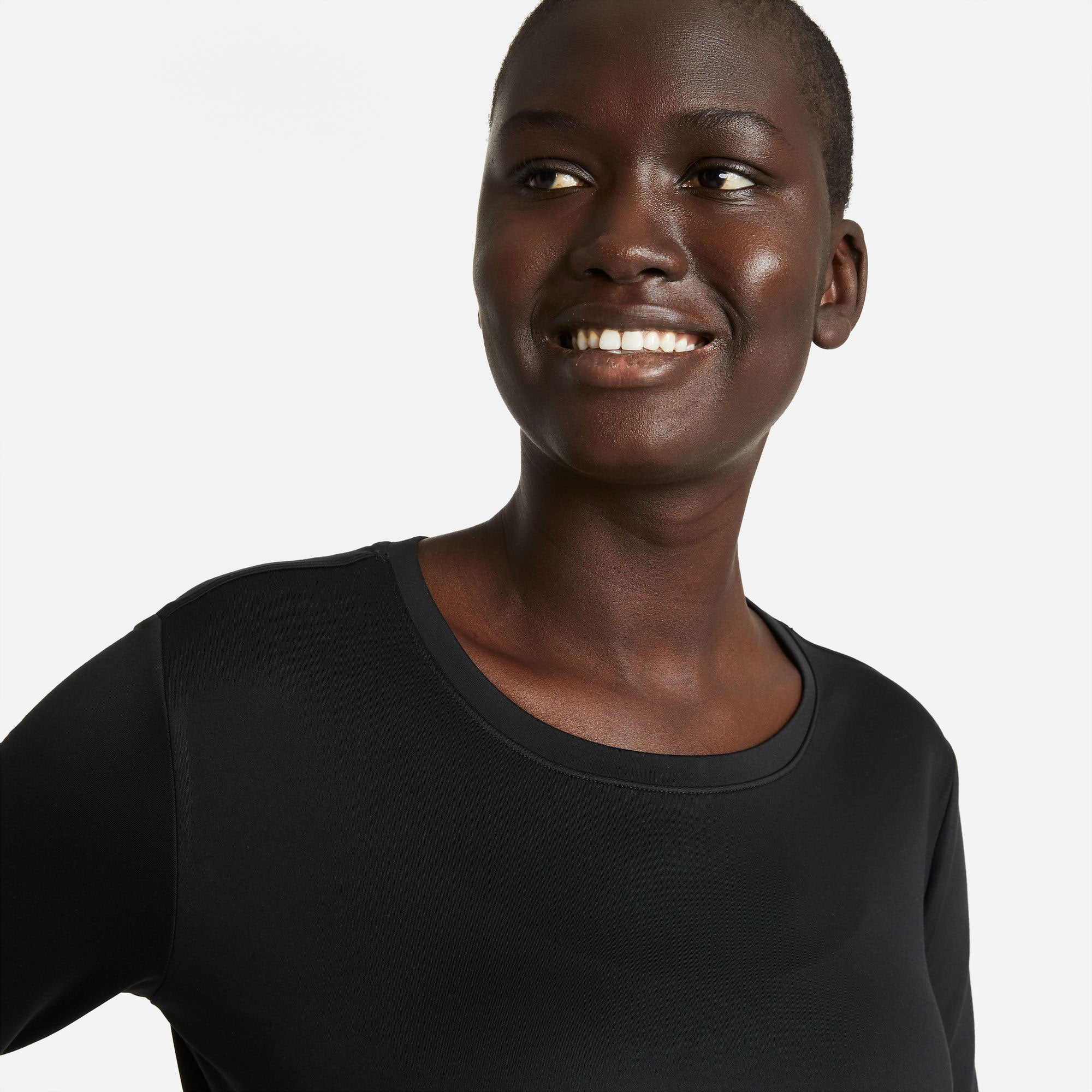 Nike One Women's Therma-FIT Long-Sleeve Top、mySite、neckold