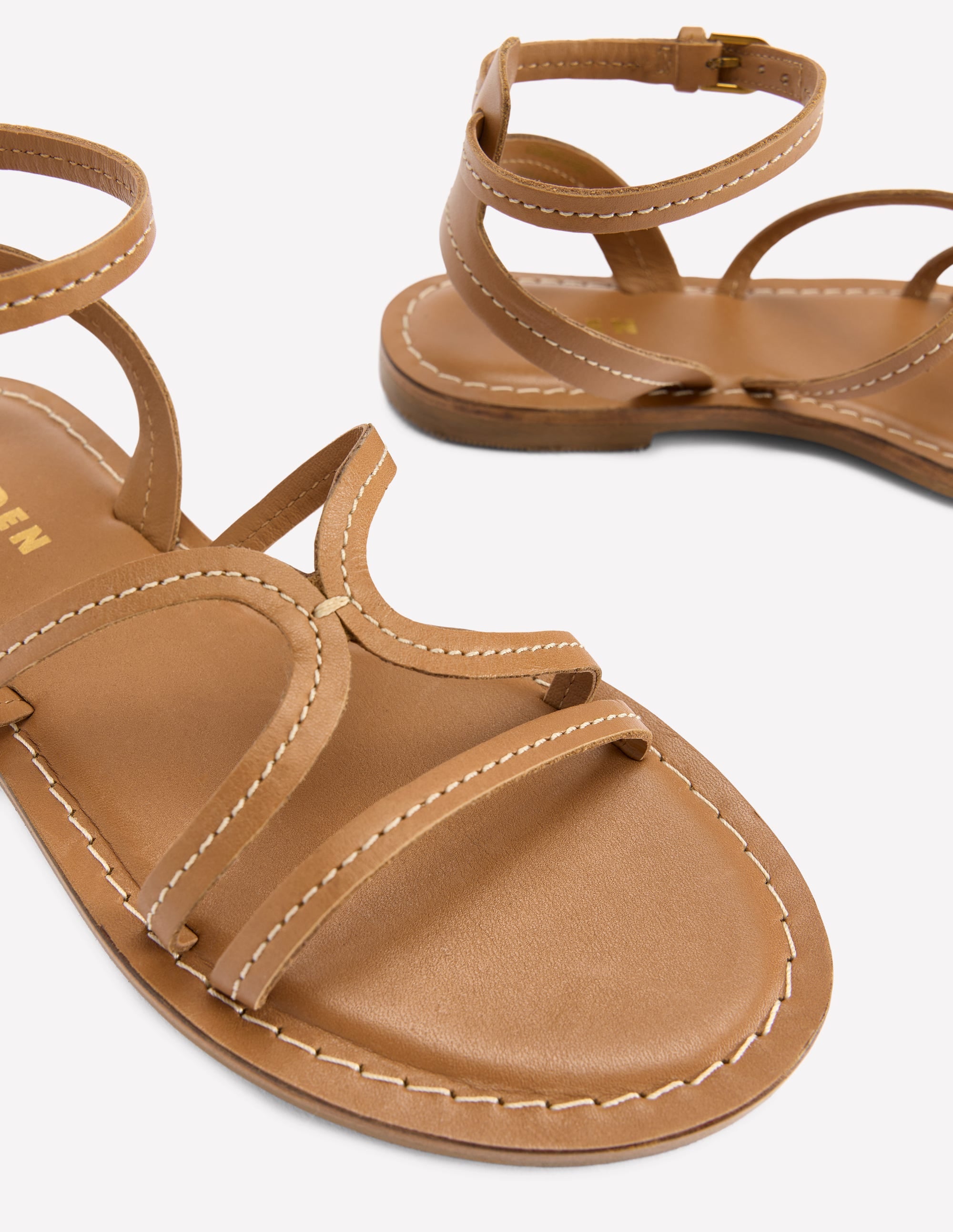  Casual Flat Sandal-Tan、mySite、ashleygrahame