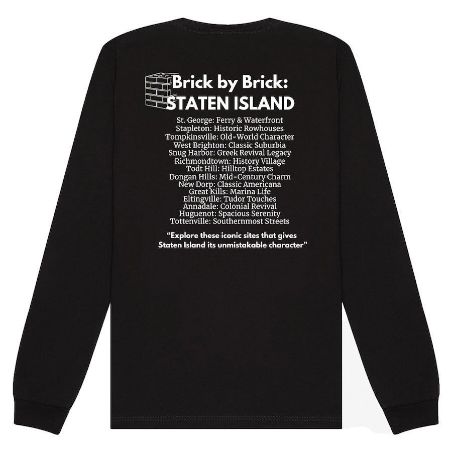 STATEN ISLAND – Verrazzano Narrows Black Long Sleeve、mySite、vikingsvslions