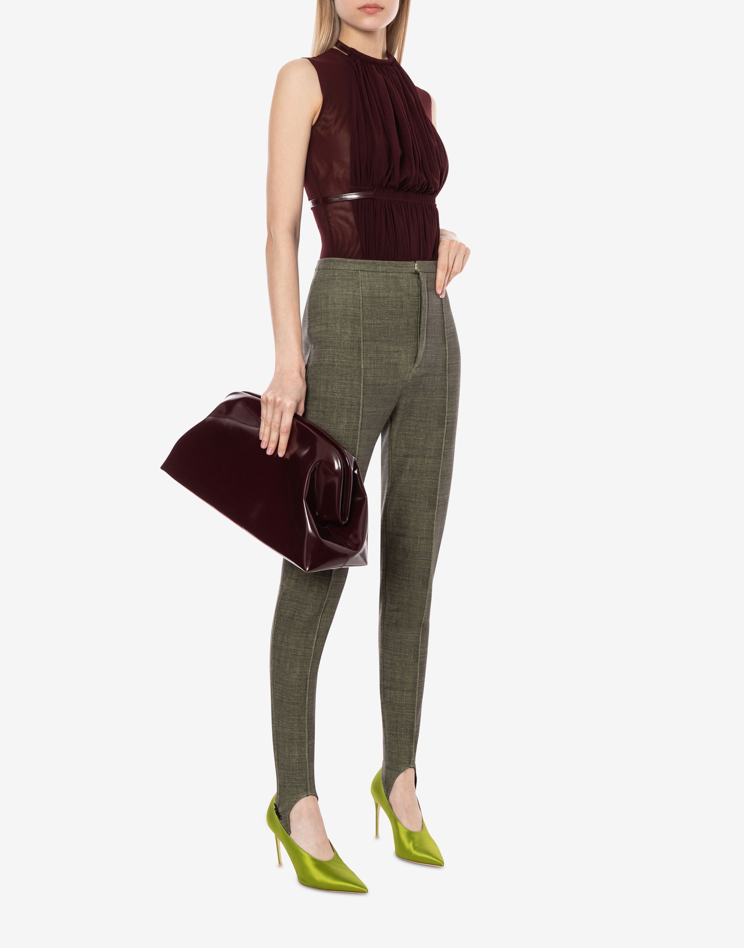 Pantalone in scuba con ghette、mySite、aoinhome