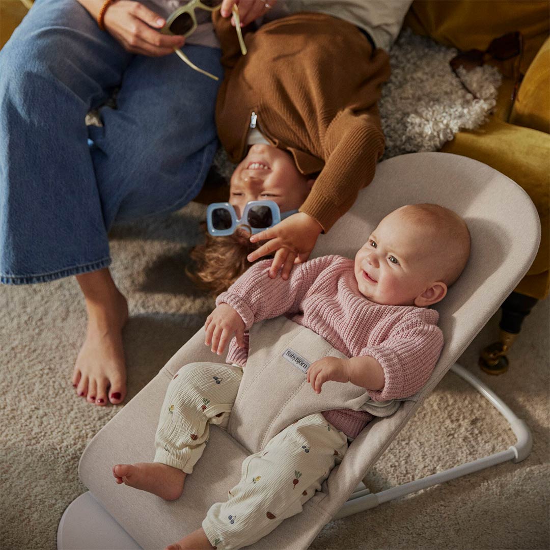  BabyBjorn Bouncer Bliss Woven Melange - Light Beige、mySite、merchandisen