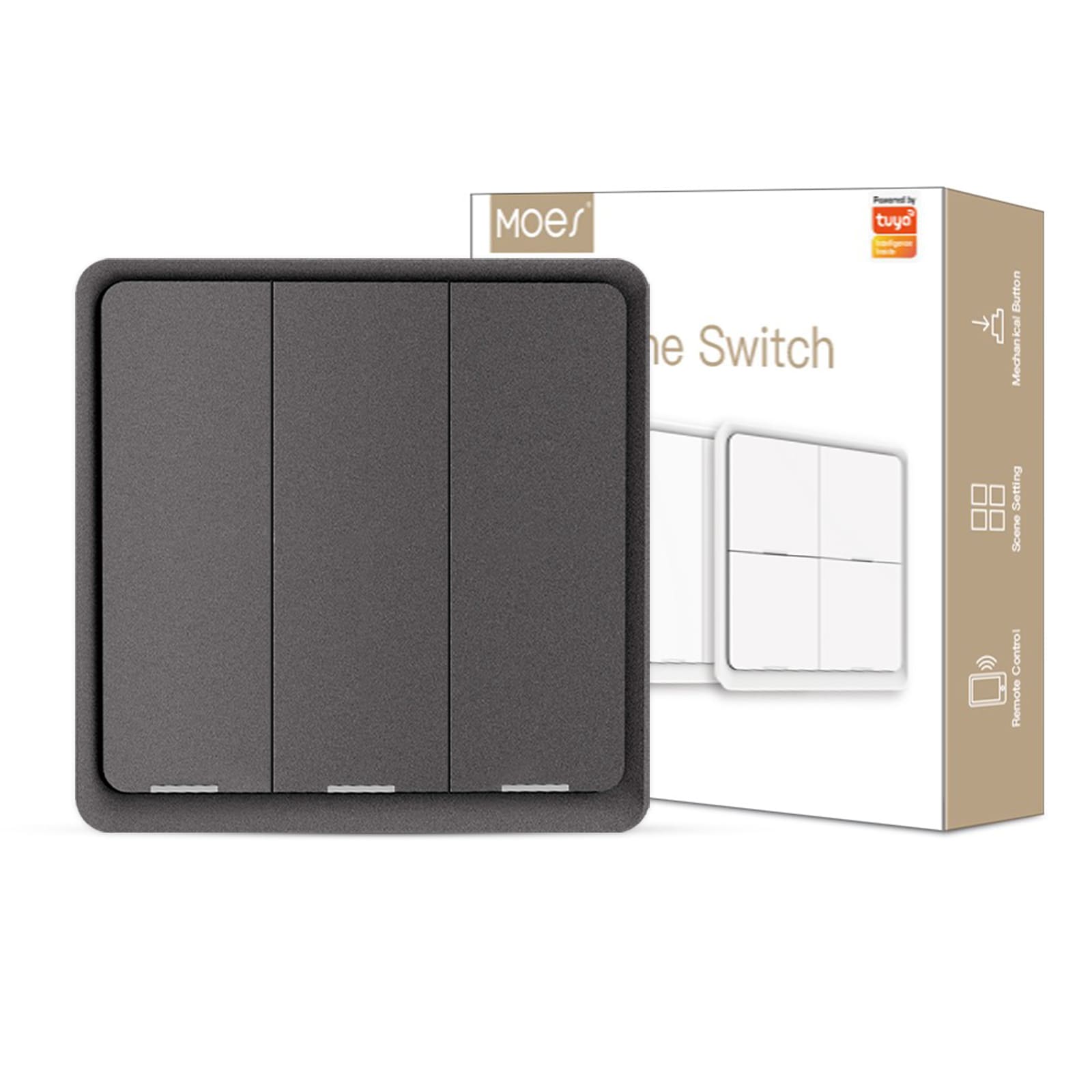 ZigBee Light Switch, Battery Powered Light Switch, Multi-Control Wireless Push Button Scene Switches、mySite、fannypackpong