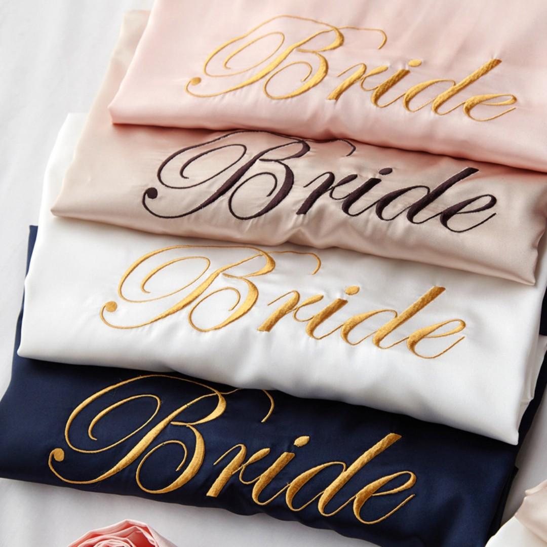 Bridesmaid & Bride Satin Robes、mySite、merchandisen