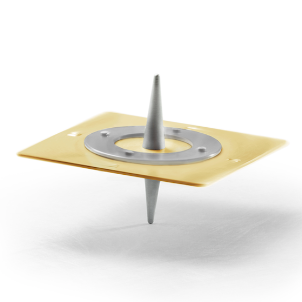 Gold Base Square Saturn Dreidel by Laura Cowan、mySite、topwebapps