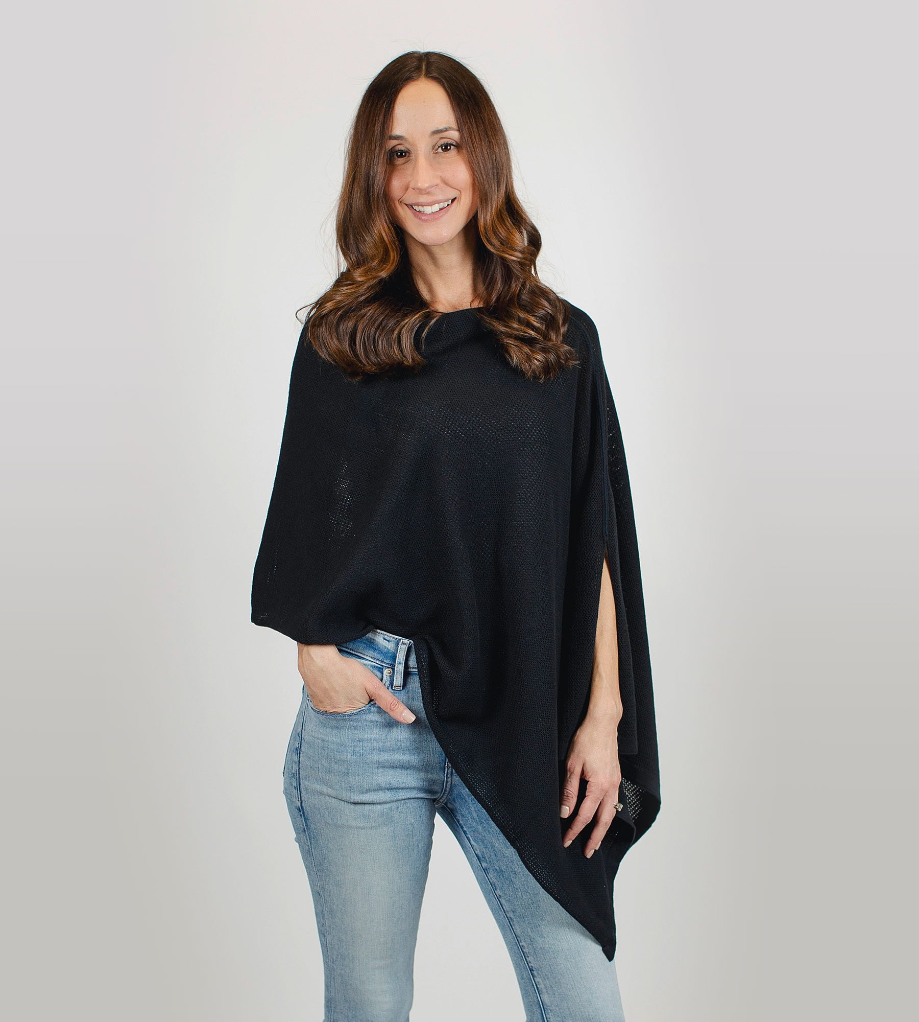 Cozy Canopy™ Nursing Cover - Black、mySite、g9winljtr