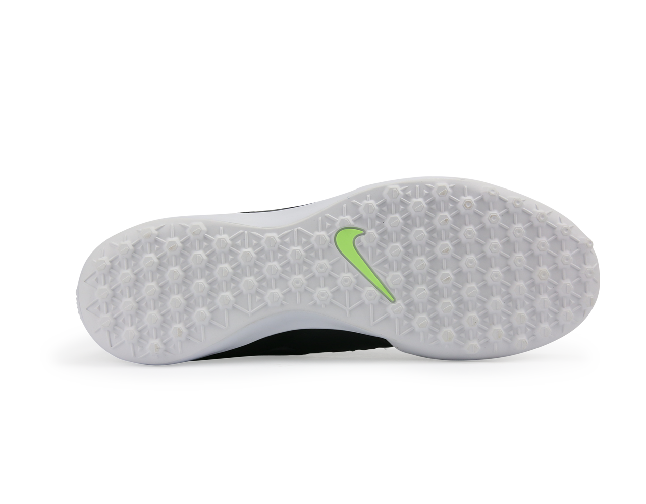 Nike Men's MagistaX Pro Turf Soccer Shoes Black/Metallic Pewter/White/Green Glow、mySite、noshort