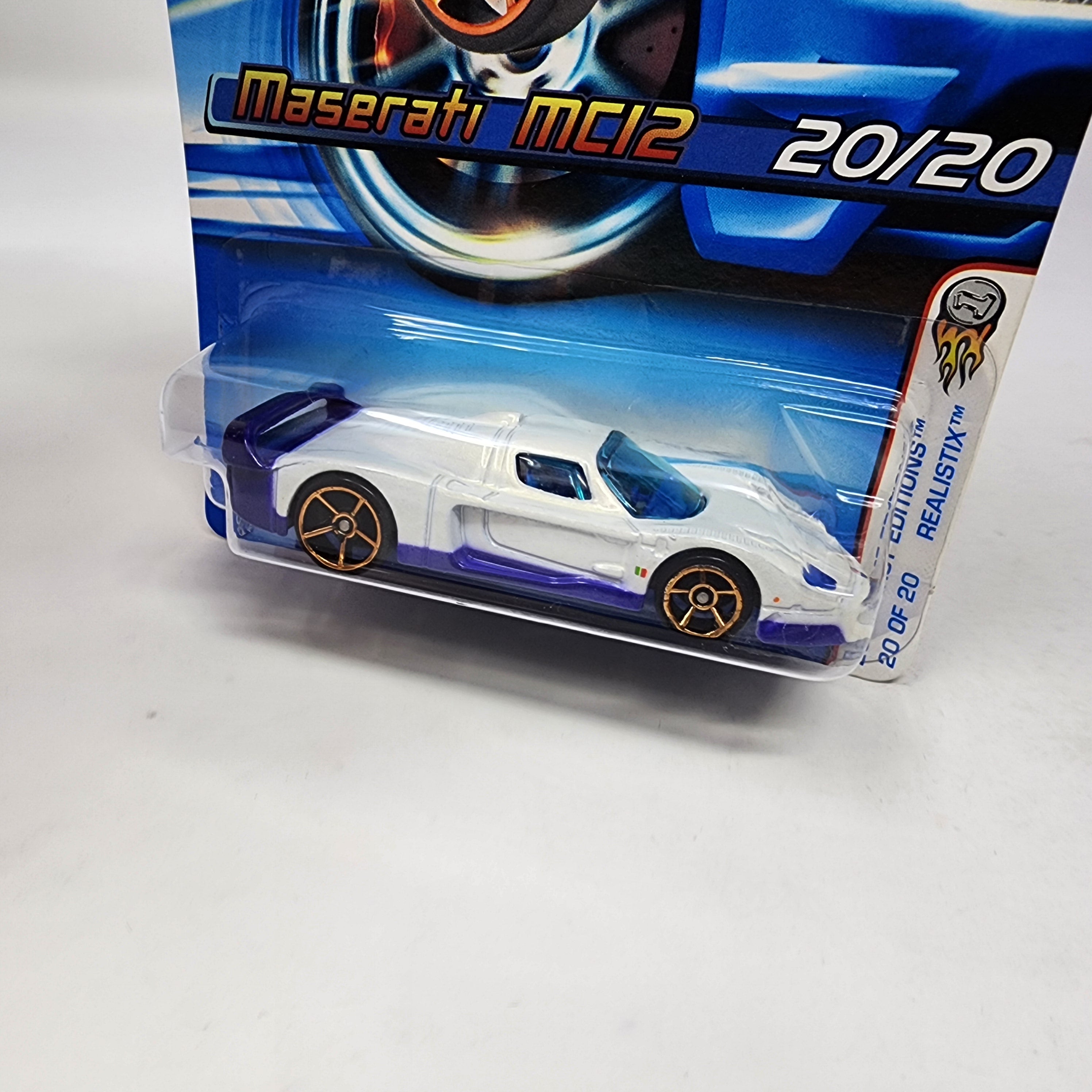 Maserati MC12 #20 * White w/ FTE Rims * Hot Wheels 2005、mySite、hgirdovlk