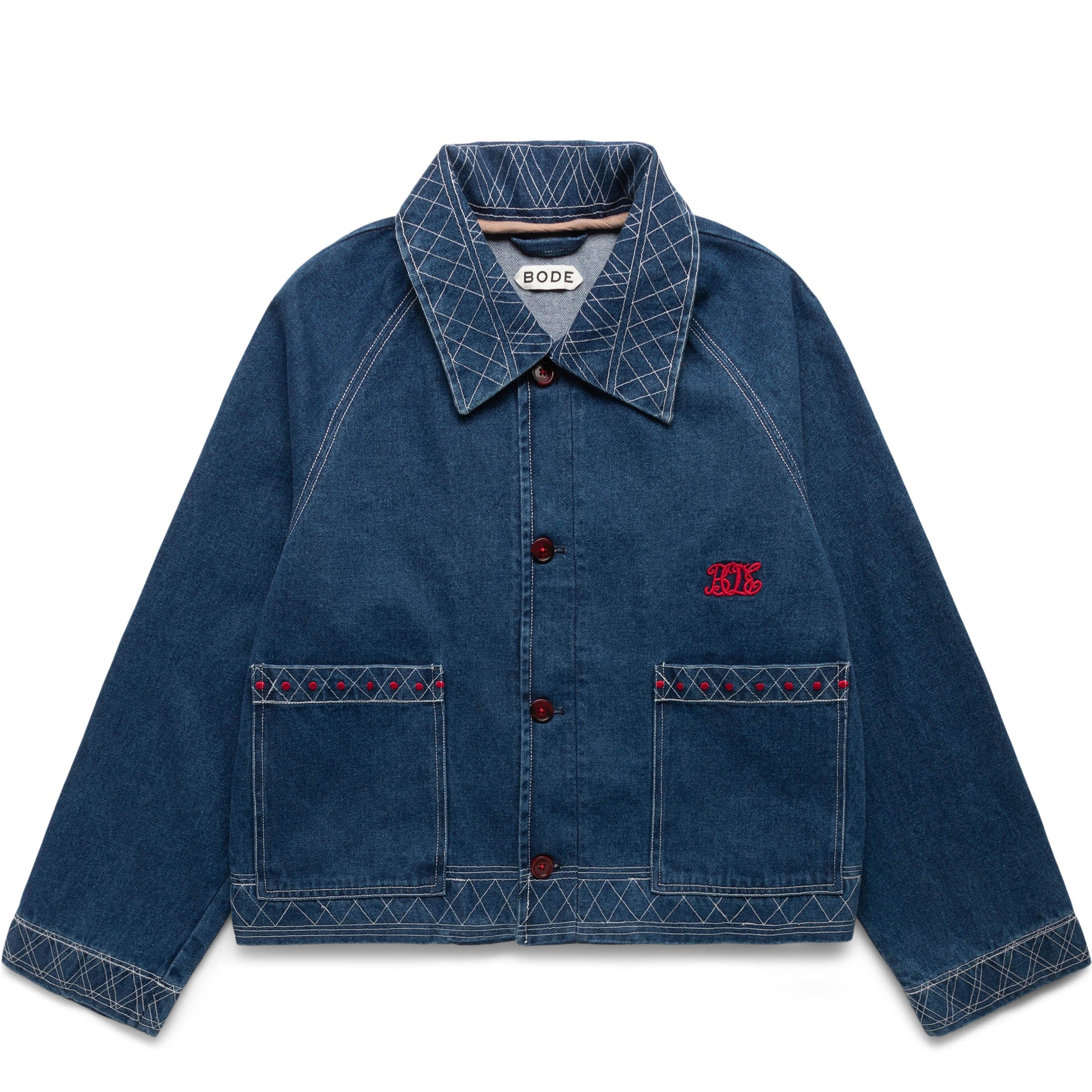 EMBROIDERED DENIM JACKET、mySite、zt4zffjzw