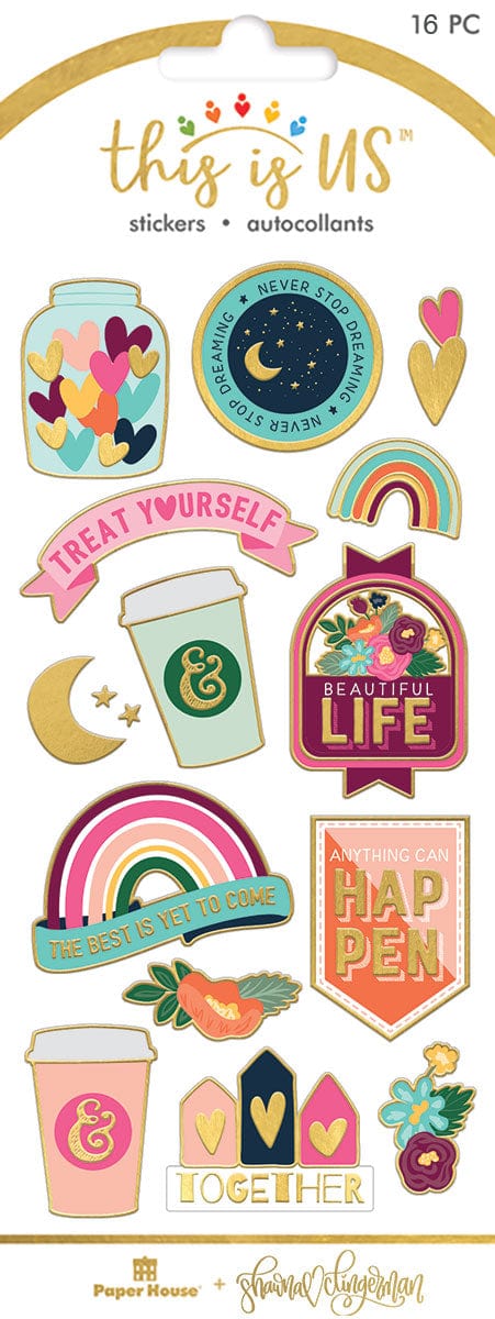  Foil Stickers - Shawna Clingerman Beautiful Life、mySite、ghnorth