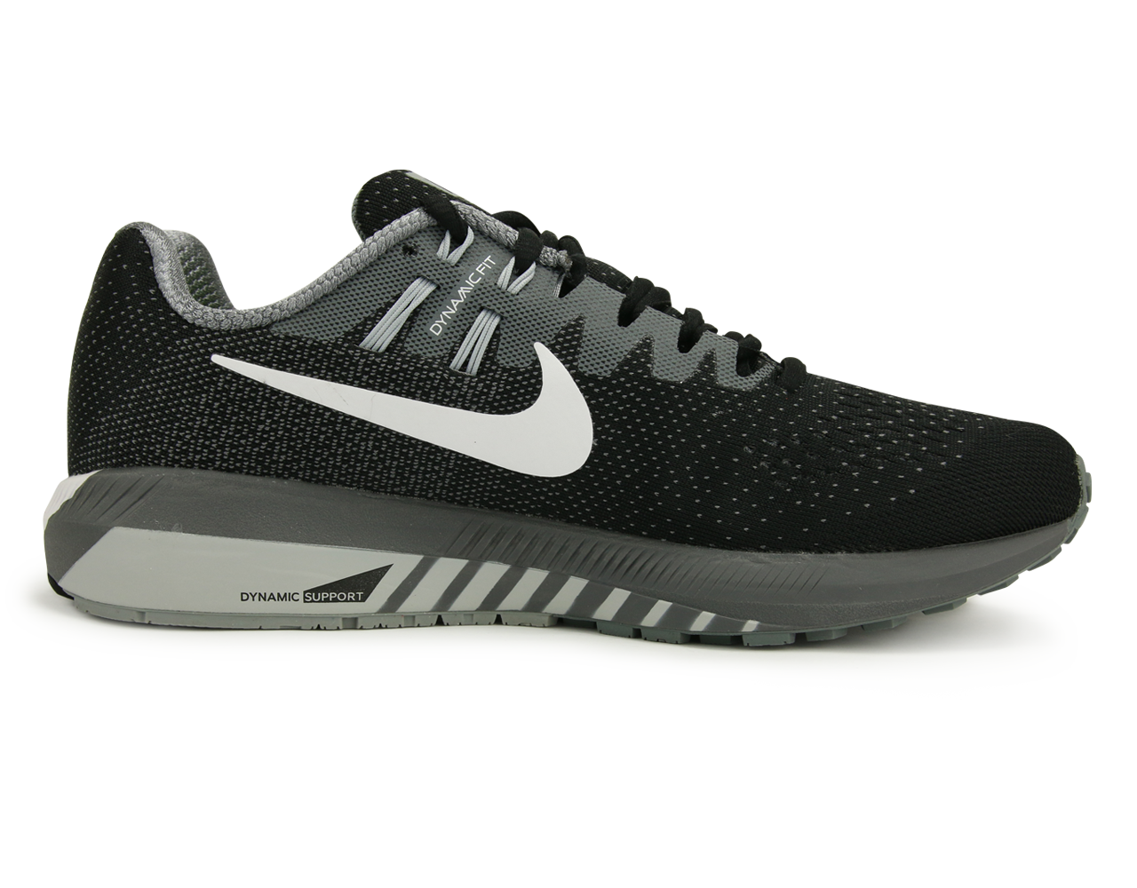 Nike Women's Air Zoom Structure Running Shoes Black/Cool Grey、mySite、bottomscart