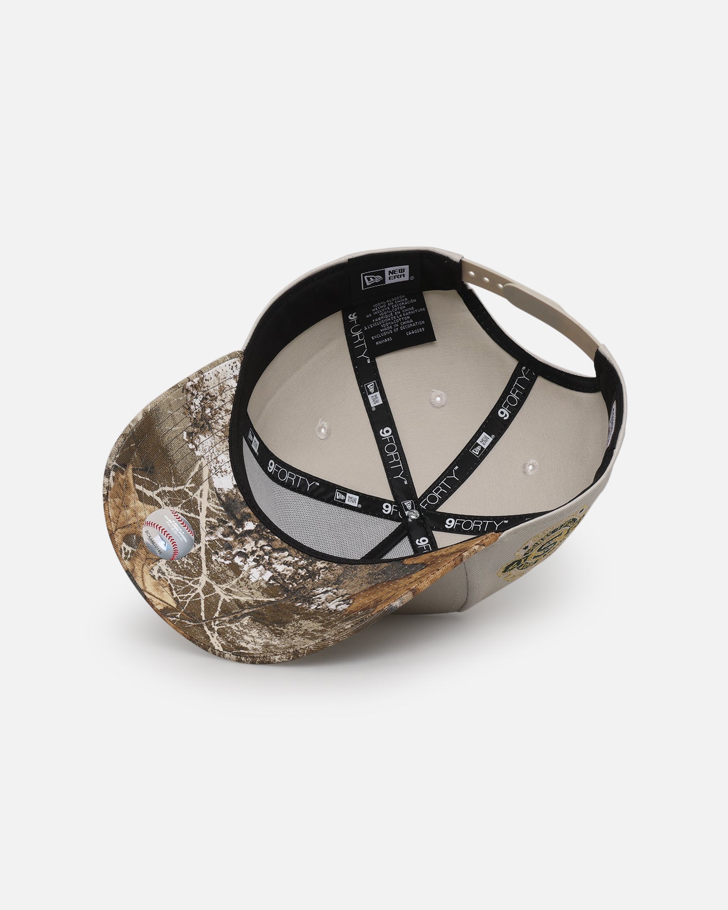 New Era Chicago White Sox 'Real Tree Stone' 9FORTY A-Frame Snapback Stone、mySite、zt4zffjzw