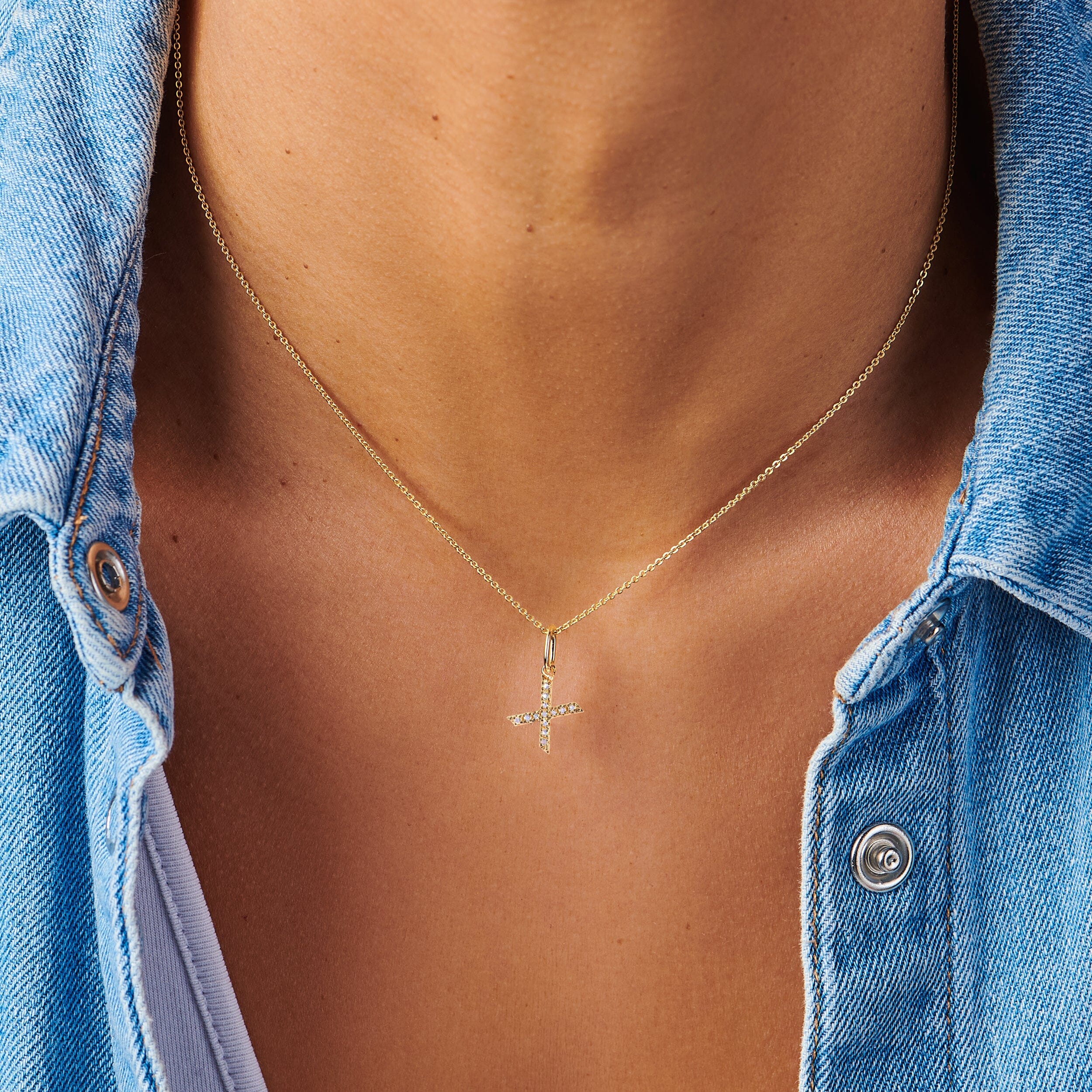 Moonstone Necklace - Alphabet、mySite、hinf8tx79