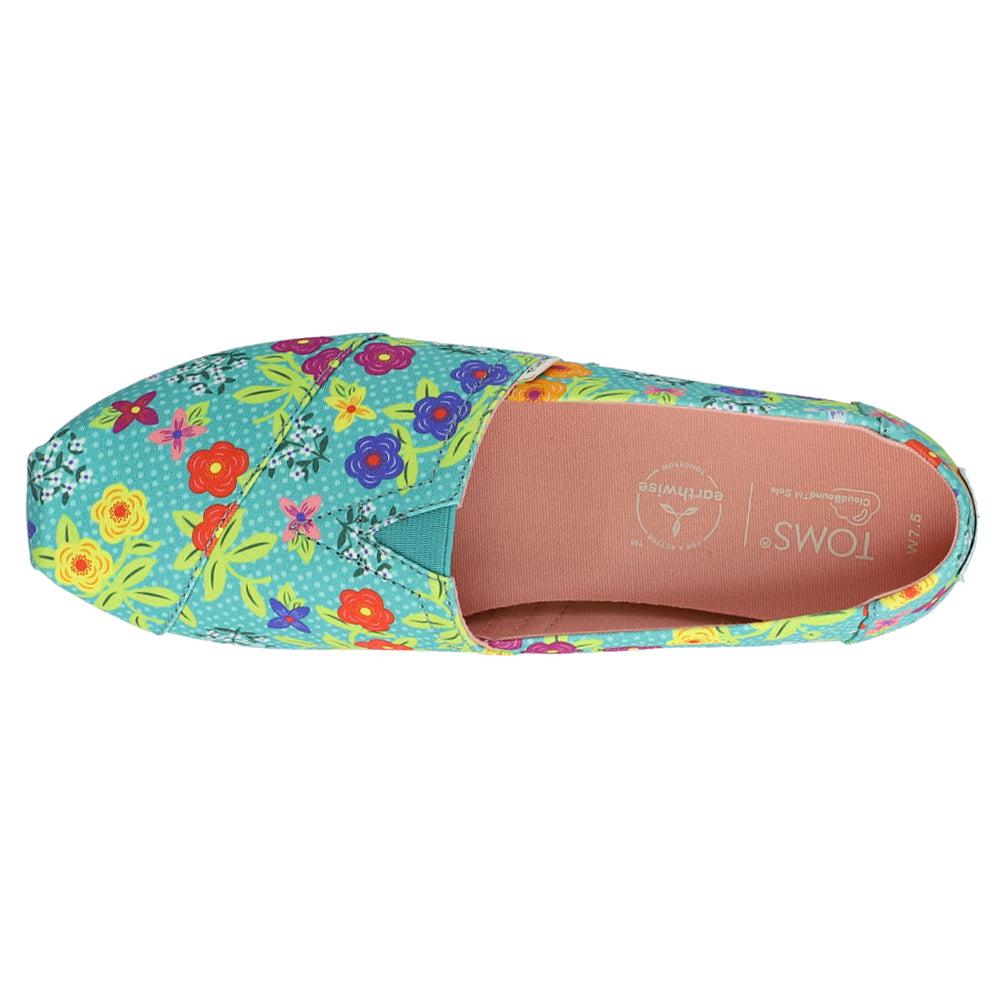Alpargata Floral Slip On Flats、mySite、gtrtttuynbv