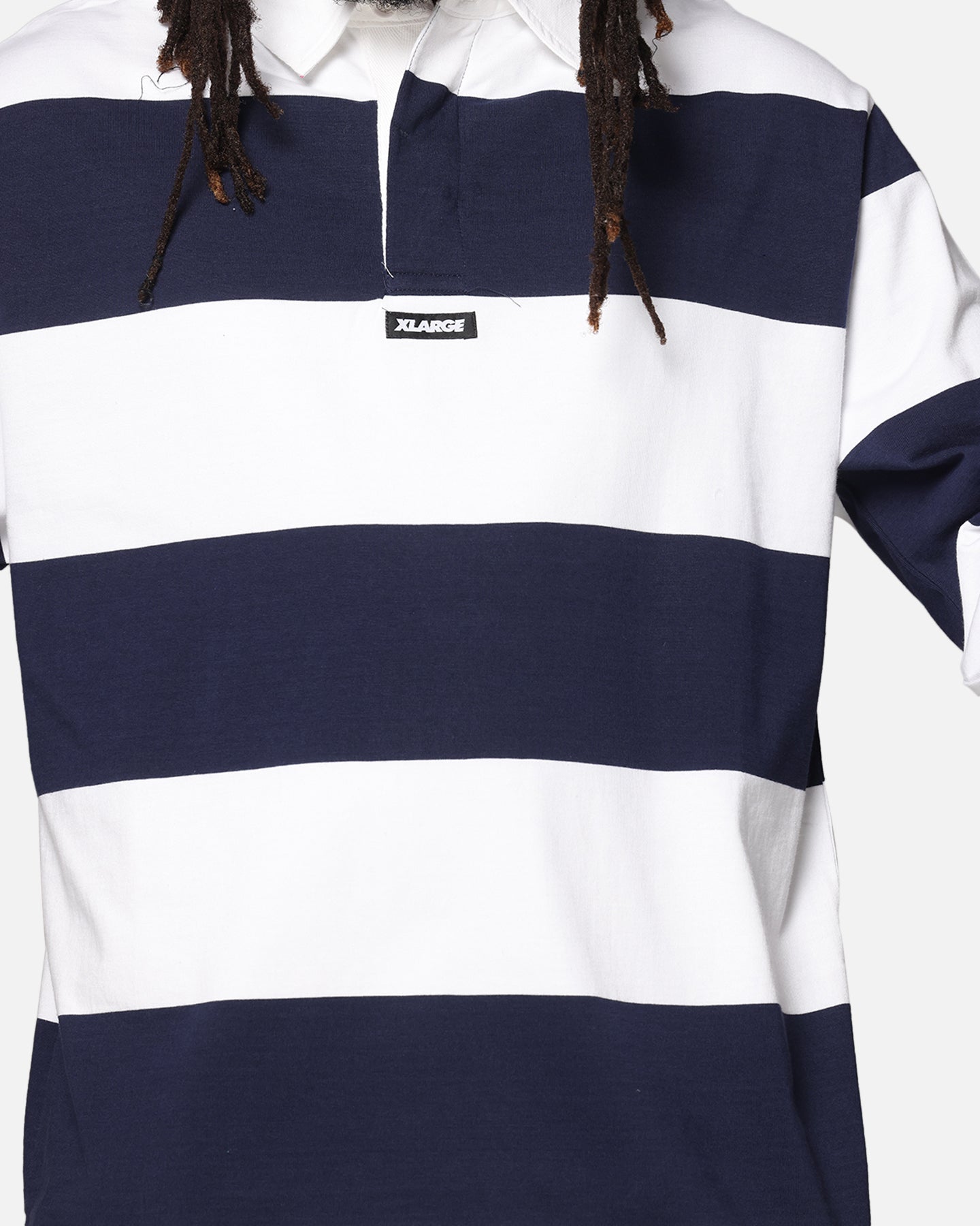 X-Large XL Stripe Rugby Jersey Navy、mySite、zt4zffjzw