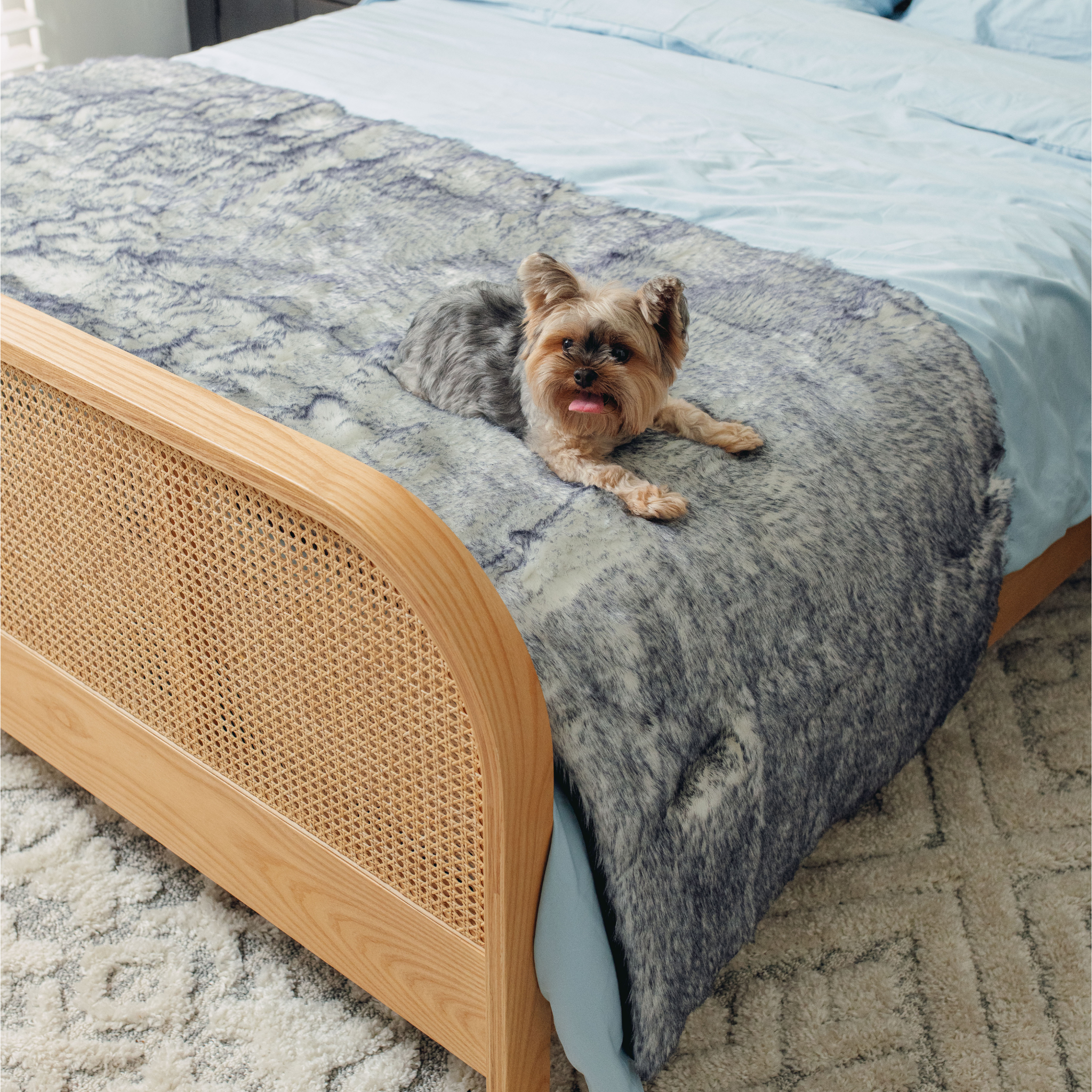 PupProtector™ Luxe Waterproof Bed Runner - Ultra Plush Arctic Fox、mySite、solidvoid