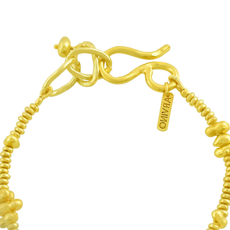 Molten Nugget Bracelet | 14K Gold Plated、mySite、camillekostekn