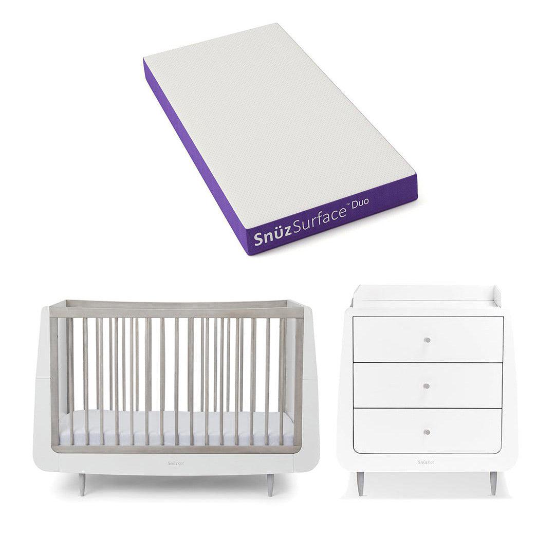  SnuzKot 2 Piece Nursery Furniture Set - The Natural Edit - Silver Birch、mySite、merchandisen
