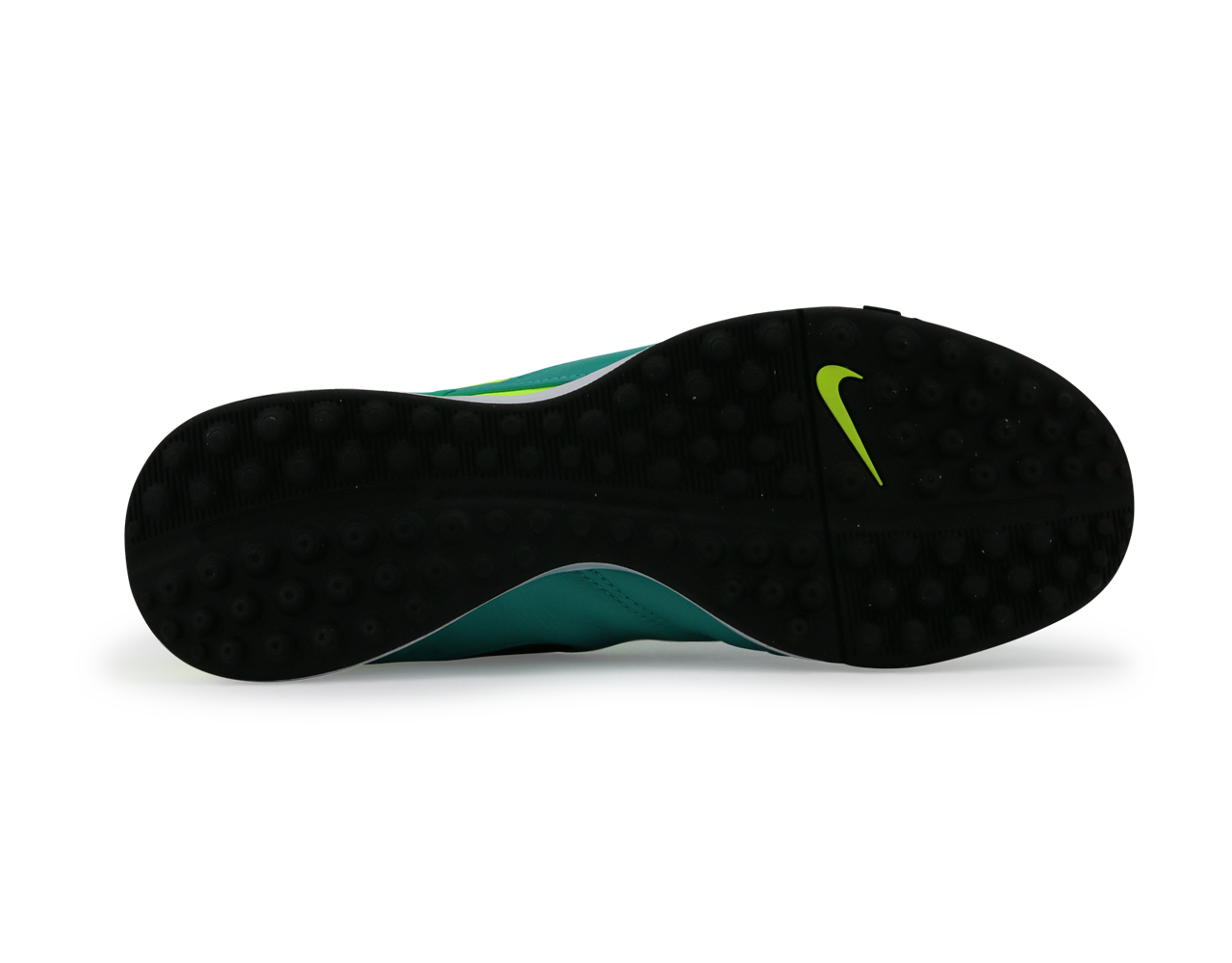 Nike Men's Tiempo Genio Leather Turf Soccer Shoes Clear Jade/Black/Volt、mySite、noshort