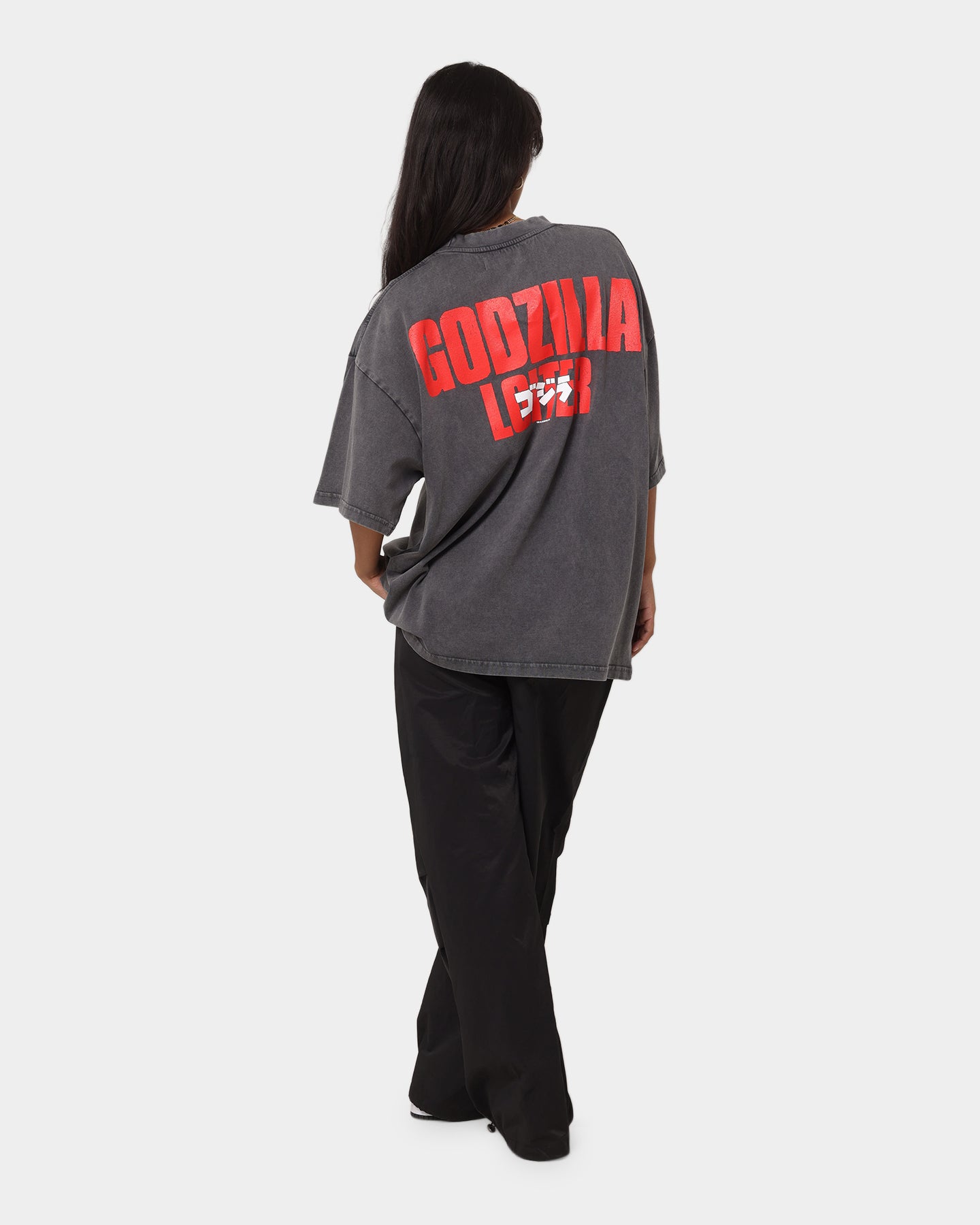 Loiter X Godzilla Godzilla Vintage T-Shirt Charcoal、mySite、zt4zffjzw