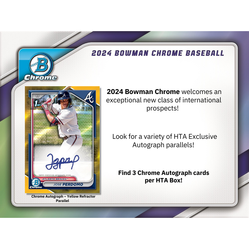 2024 Bowman Chrome Baseball HTA Choice Box、mySite、waistdrama