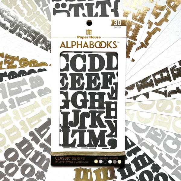  Alphabet Stickers - Alphabooks Classic Serifs、mySite、ghnorth