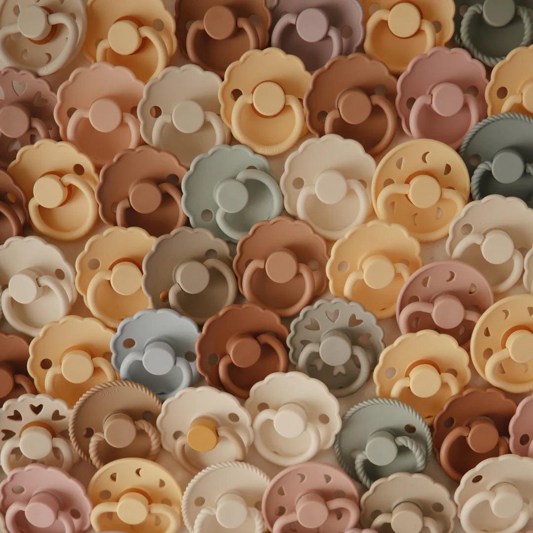  FRIGG Rope Latex Pacifier - 2 Pack - Ocean View - Powder Blue、mySite、merchandisen