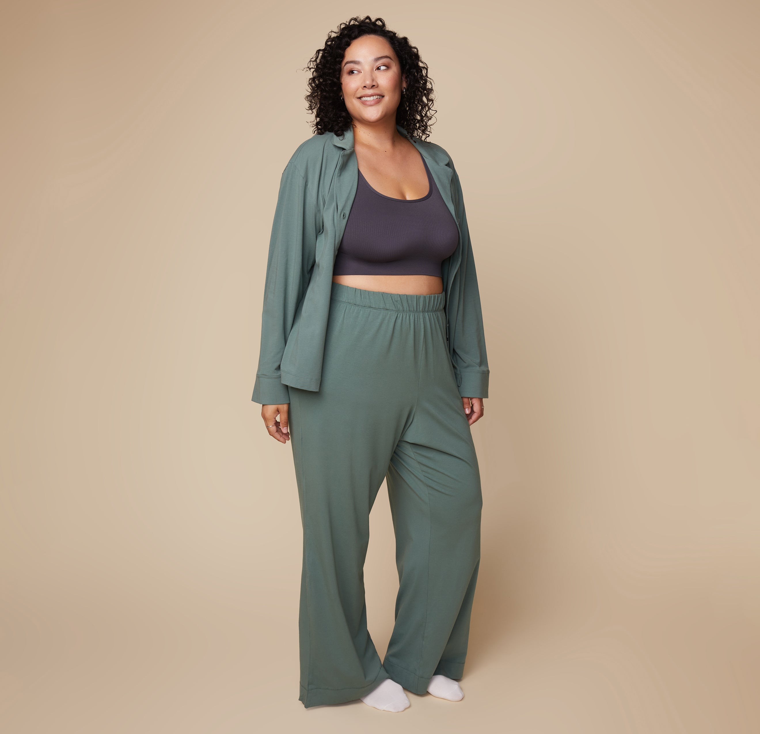 Perfect Pima Pajama Pants - Rainforest、mySite、bengalsvssteelers